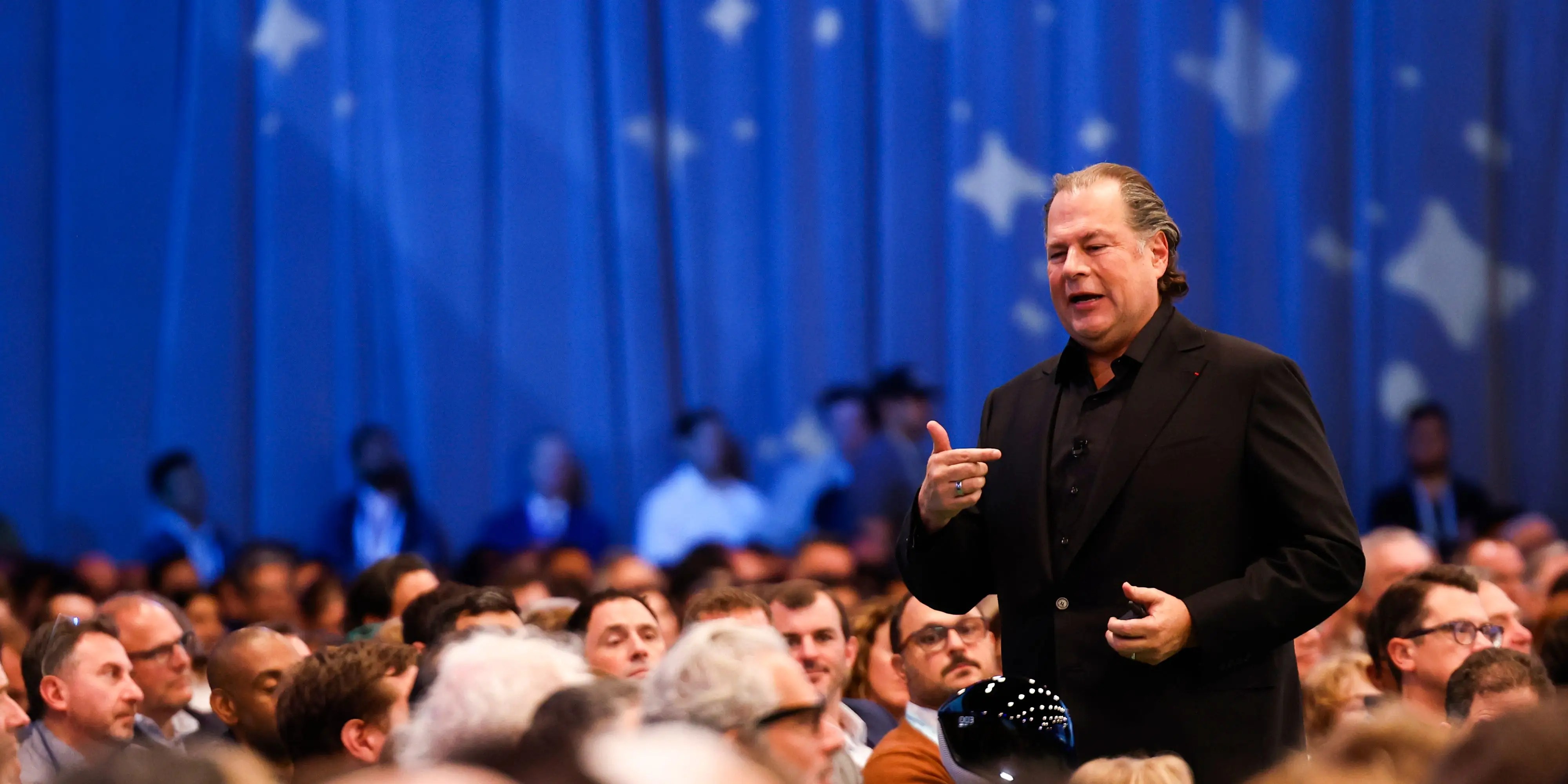 Salesforce Posted Marc Benioff’s Keynote. His ICE Jokes Don’t Appear.
