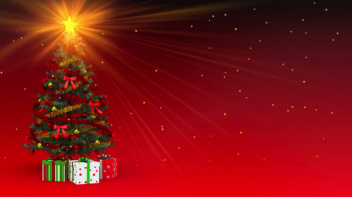 Free Hd Video Backgrounds Celebrations Christmas Tree With Presents Seamless Loop Animation On Make A Gif