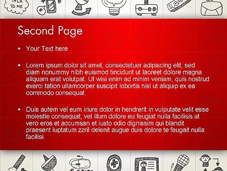 Modello Powerpoint - Doodle Icone Sfondo, Sfondi | 12983 | Poweredtemplate.com 335_x_445_jpg