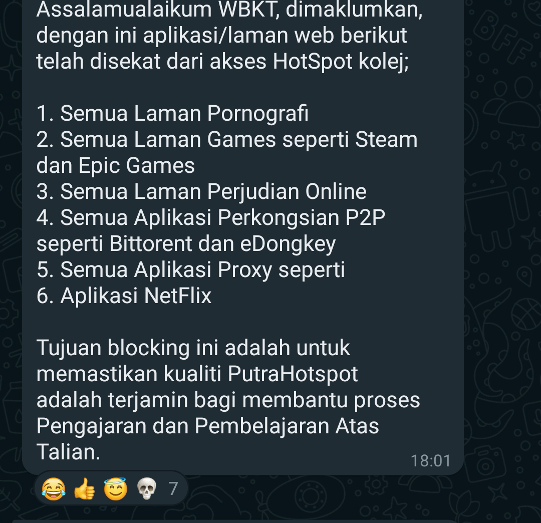 tak boleh main game dh dekat University sadge : rBolehland