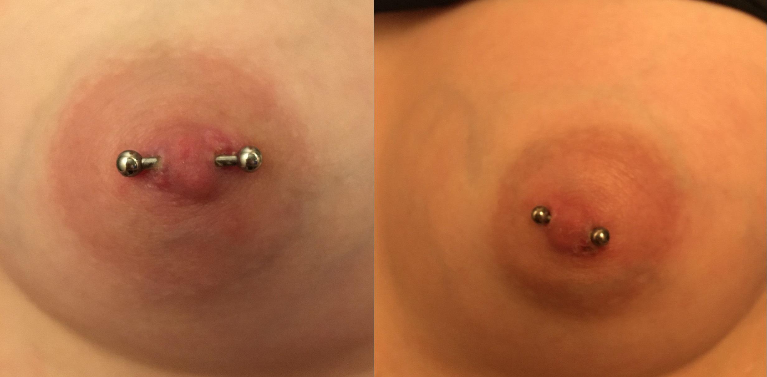 Nipple piercing nsfw