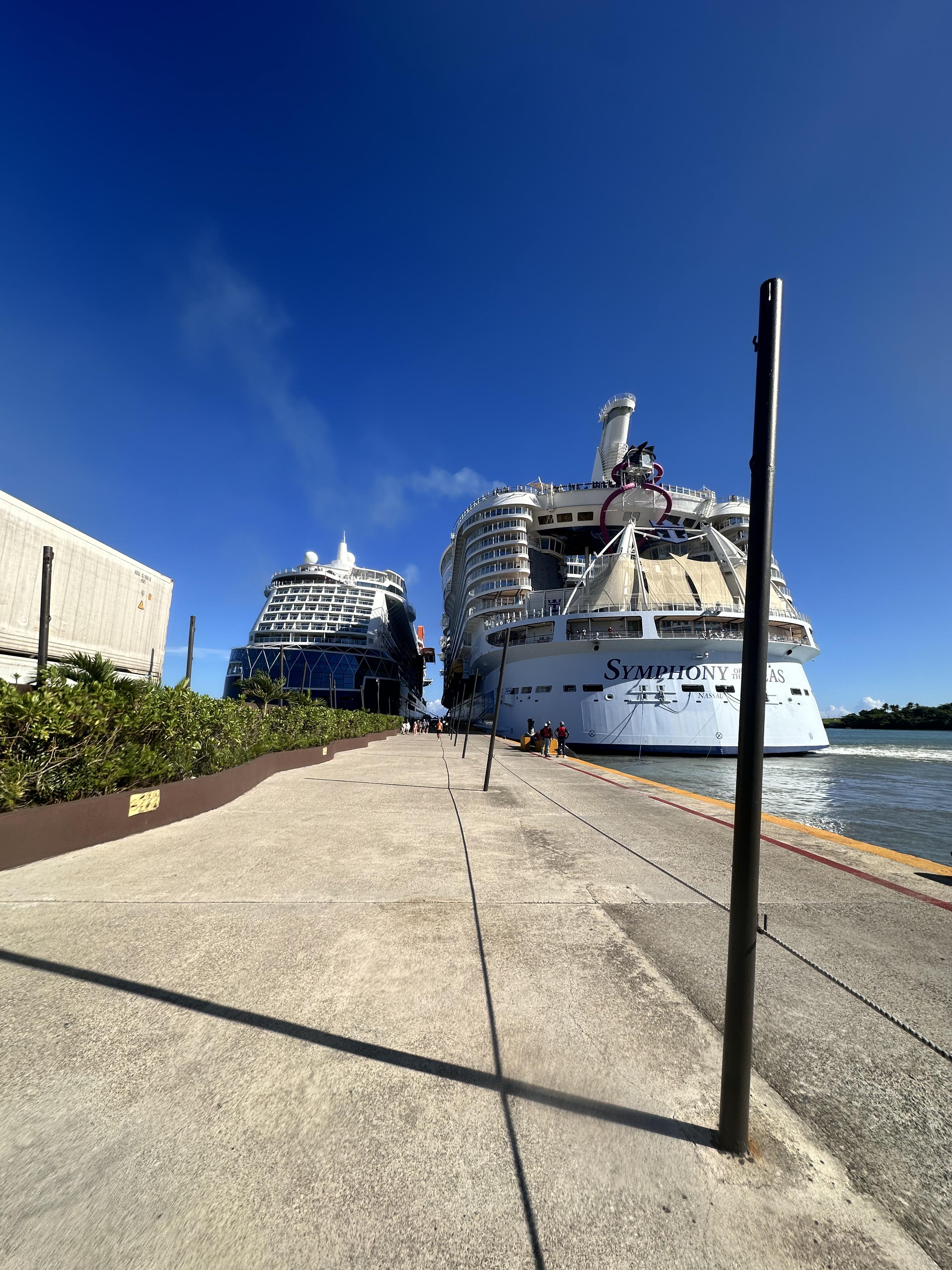 2 big ones in Puerto Plata : rcelebritycruises Fort nassau