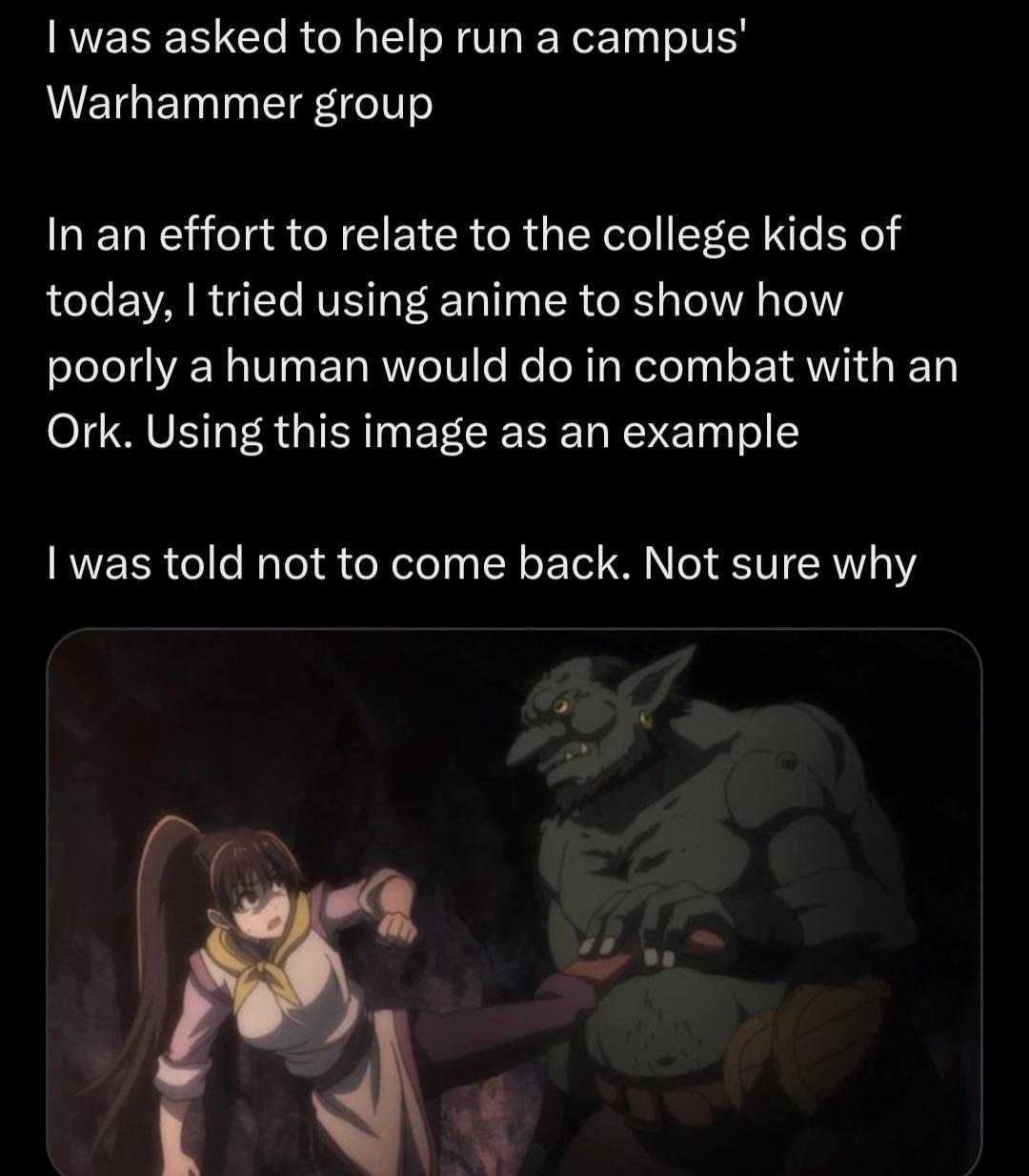 I did get a lot of odd DMs though : rGrimdank