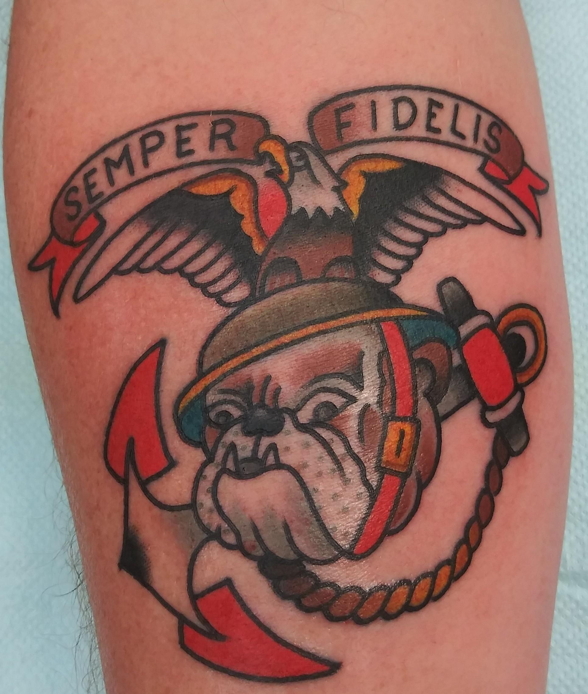 Devil Dog, Josh C, Acme Tattoo, Staunton, Virginia : R/Tattoos 2277_x_1931_jpg