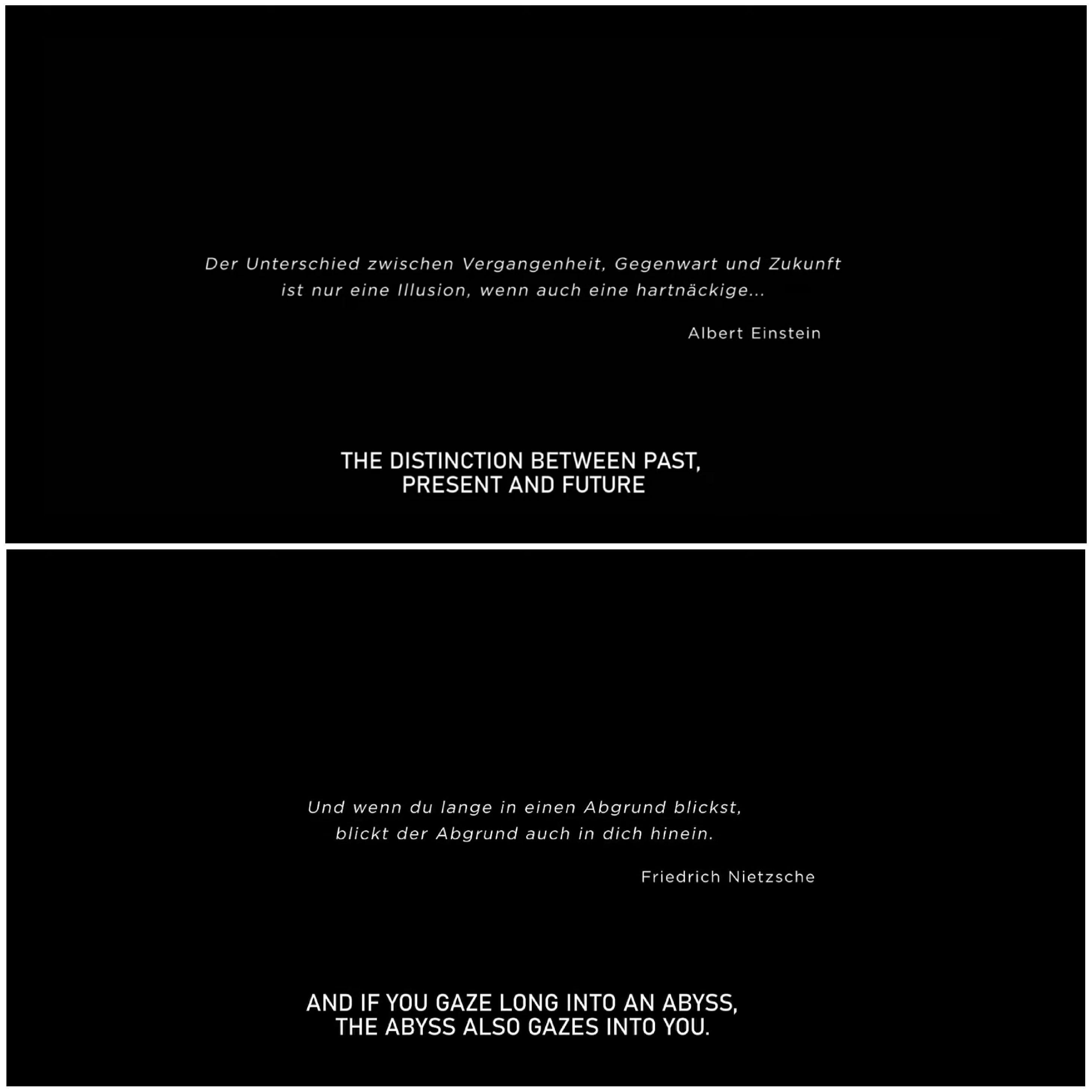 Season 1 And Season 2 Opening Quotes Dark