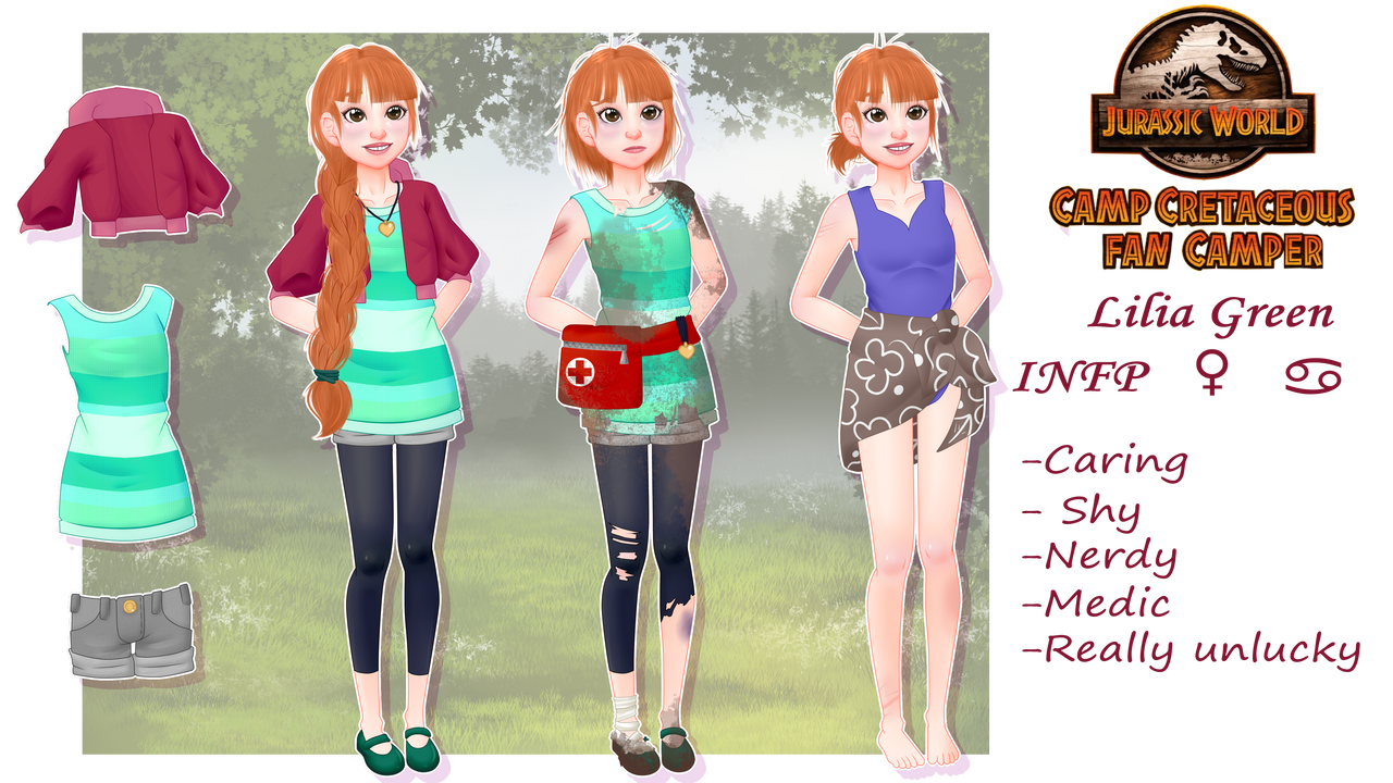 Lilia Green A Fan Character R Campcretaceous