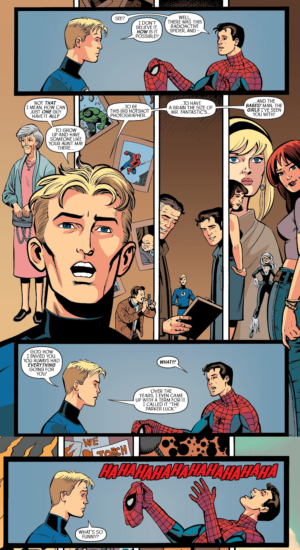 spiderman and johnny storm