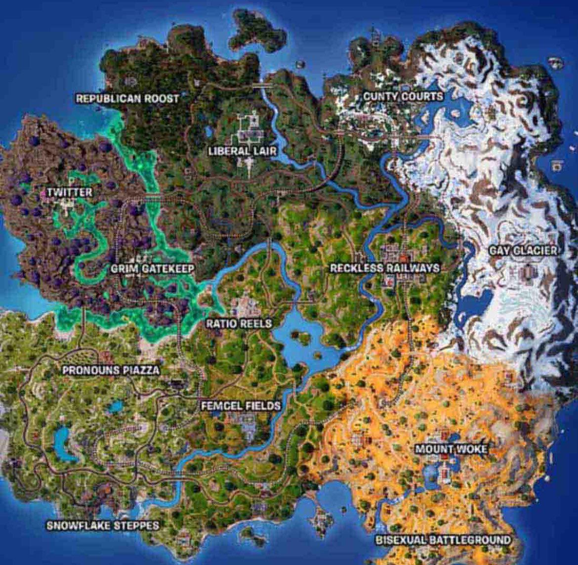 Chapter 6 fortnite map
