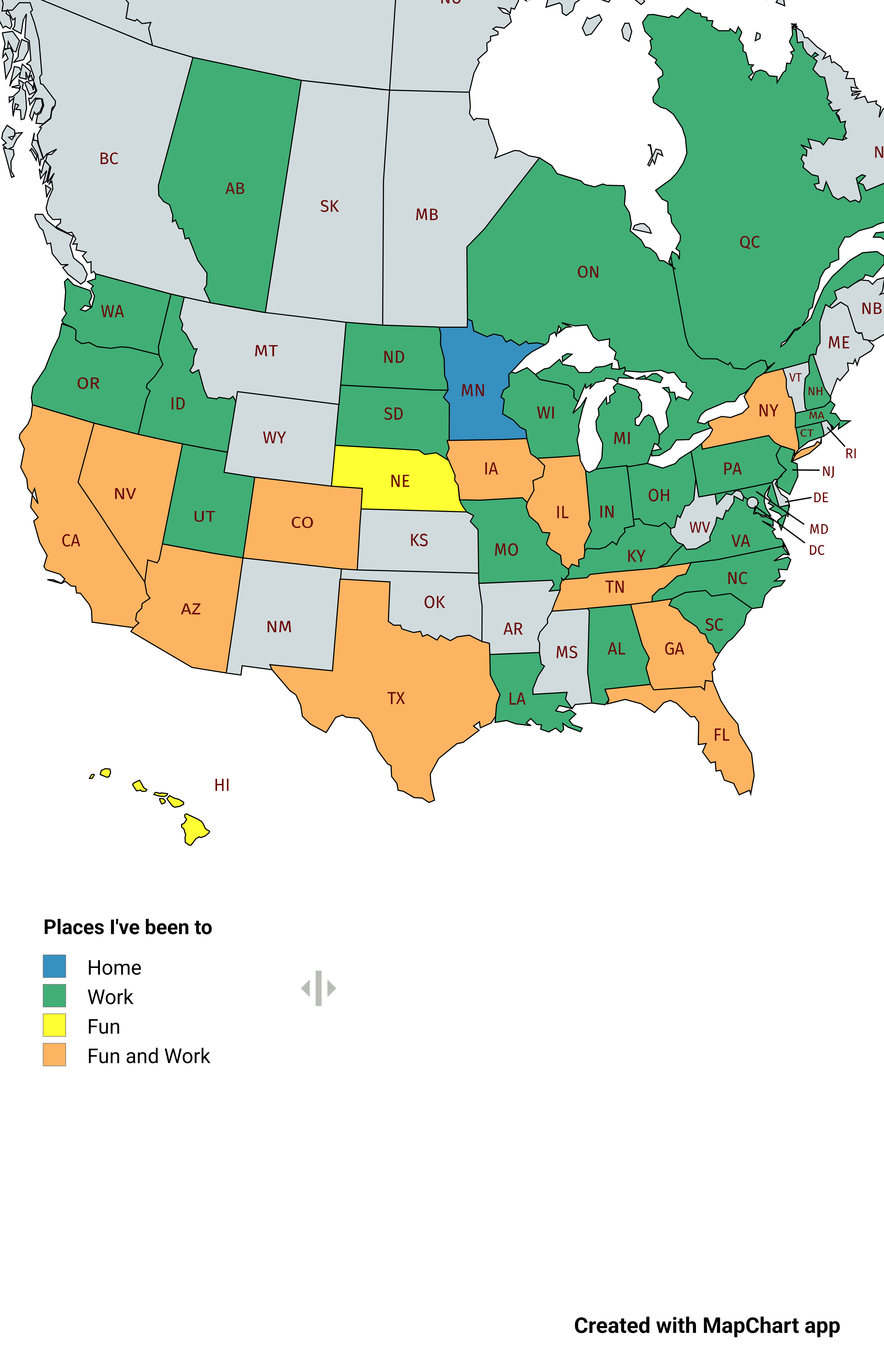 Provinces and States Ive been to : rTravelMaps Downtown campus map wvu
