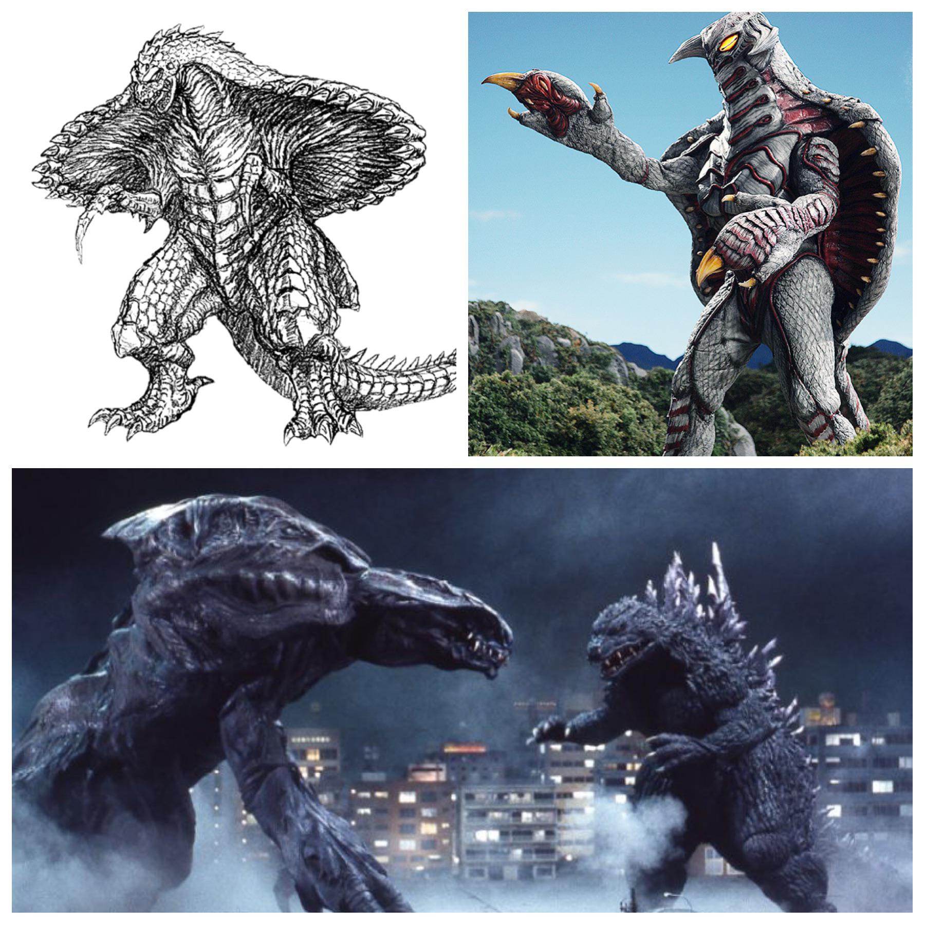 The Mebius Kaiju Bogal Is Based Of Concept Art From The Godzilla Kaiju Orga Godzilla