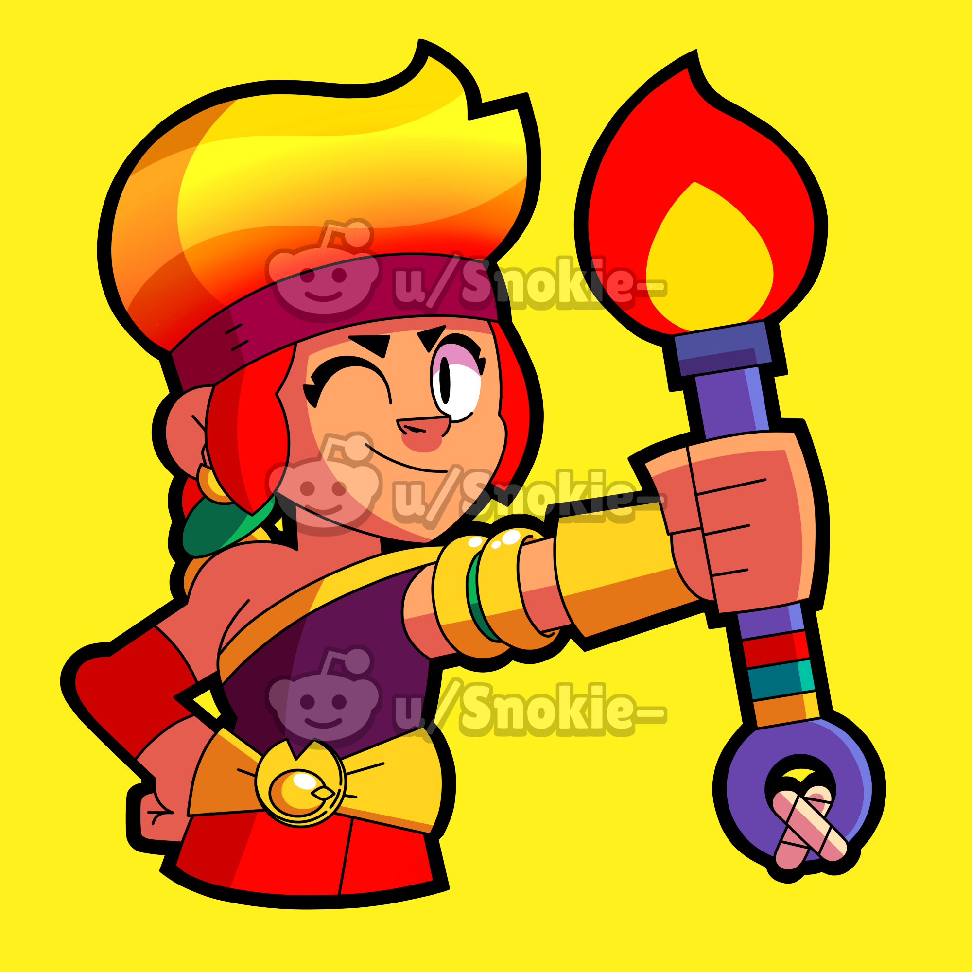 How I Think Amber Icon Will Be R Brawlstars