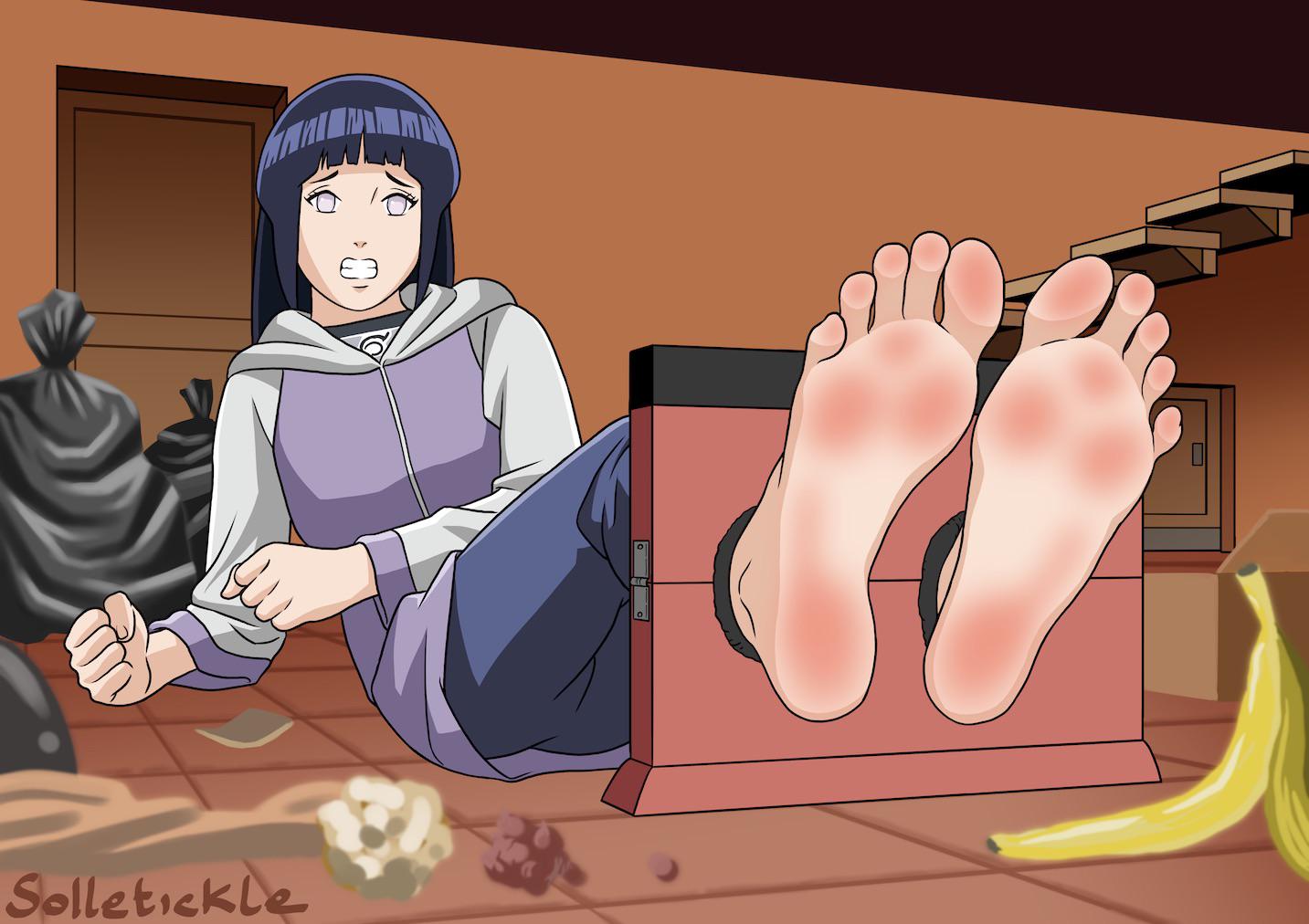 Hinata foot worship