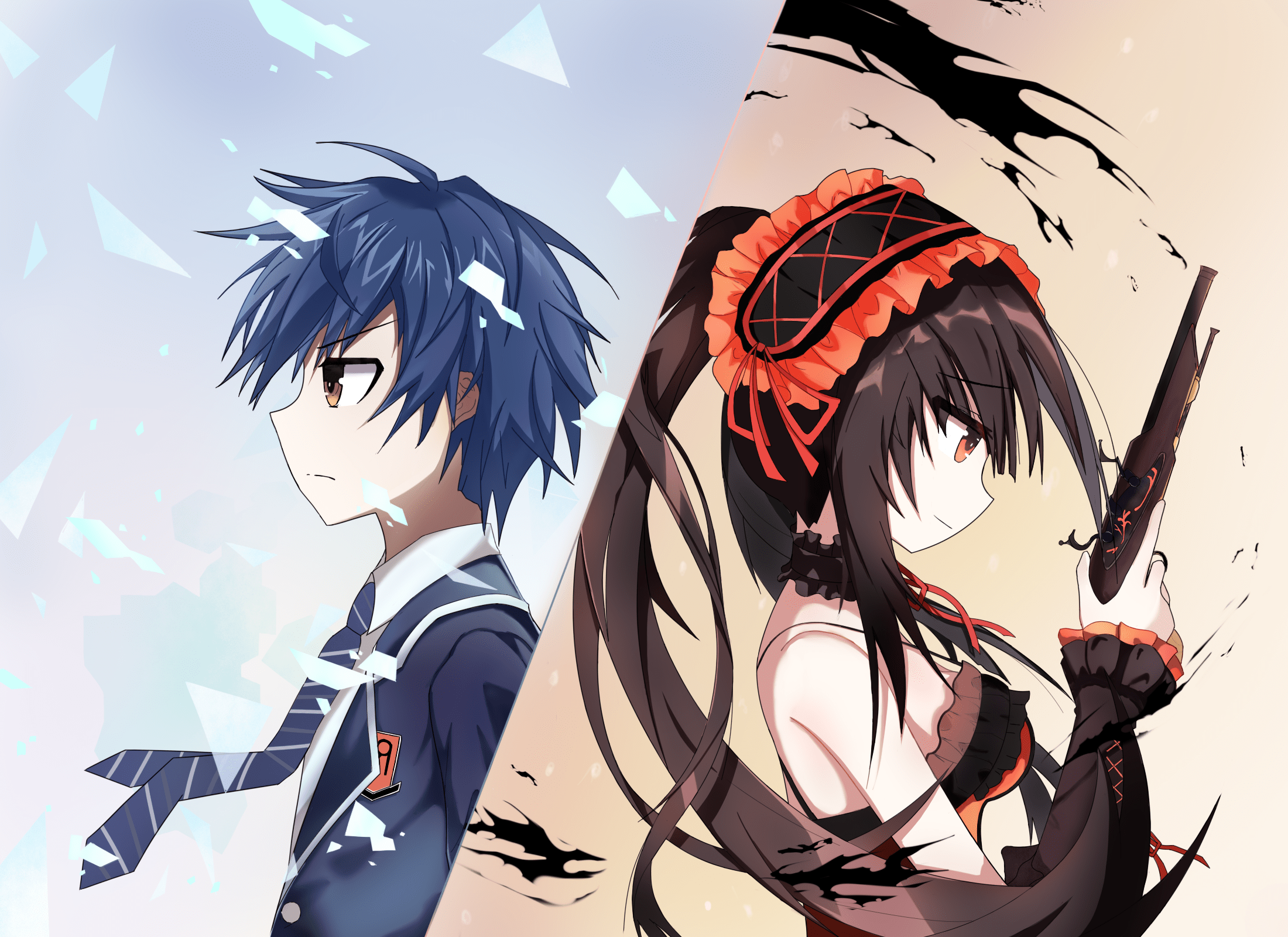 Date a live shido and kurumi