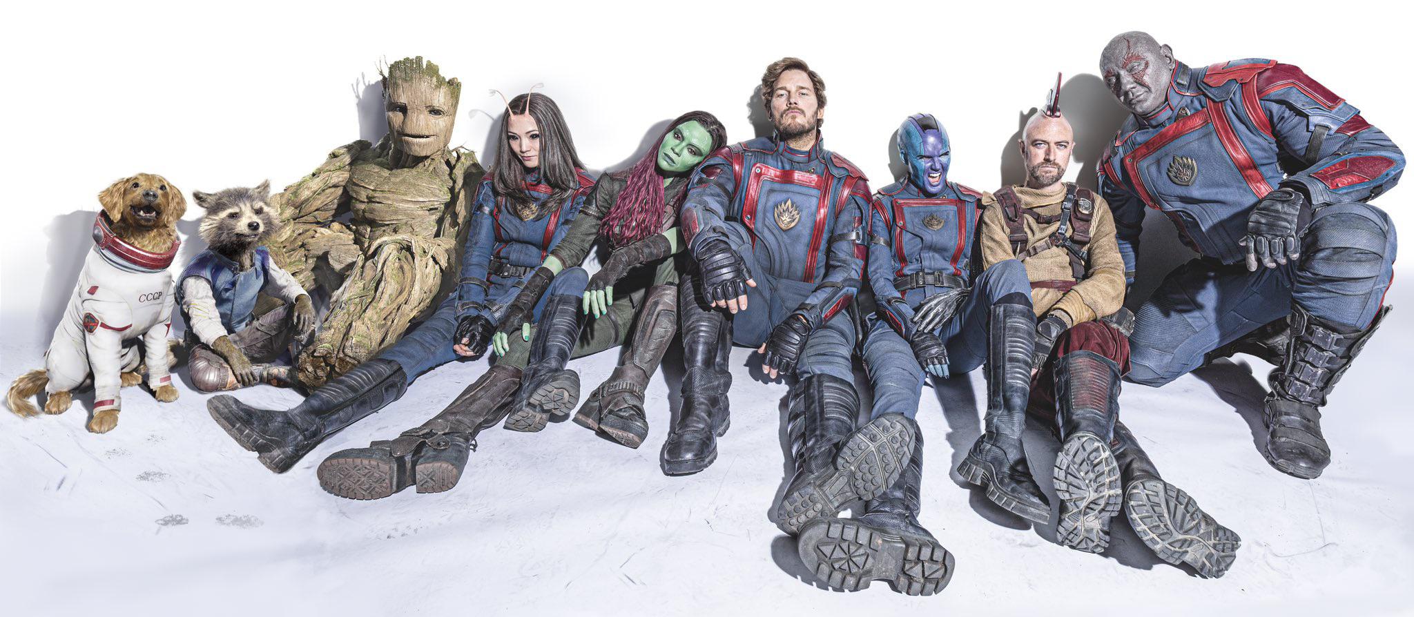 Guardians of the galaxy group photo