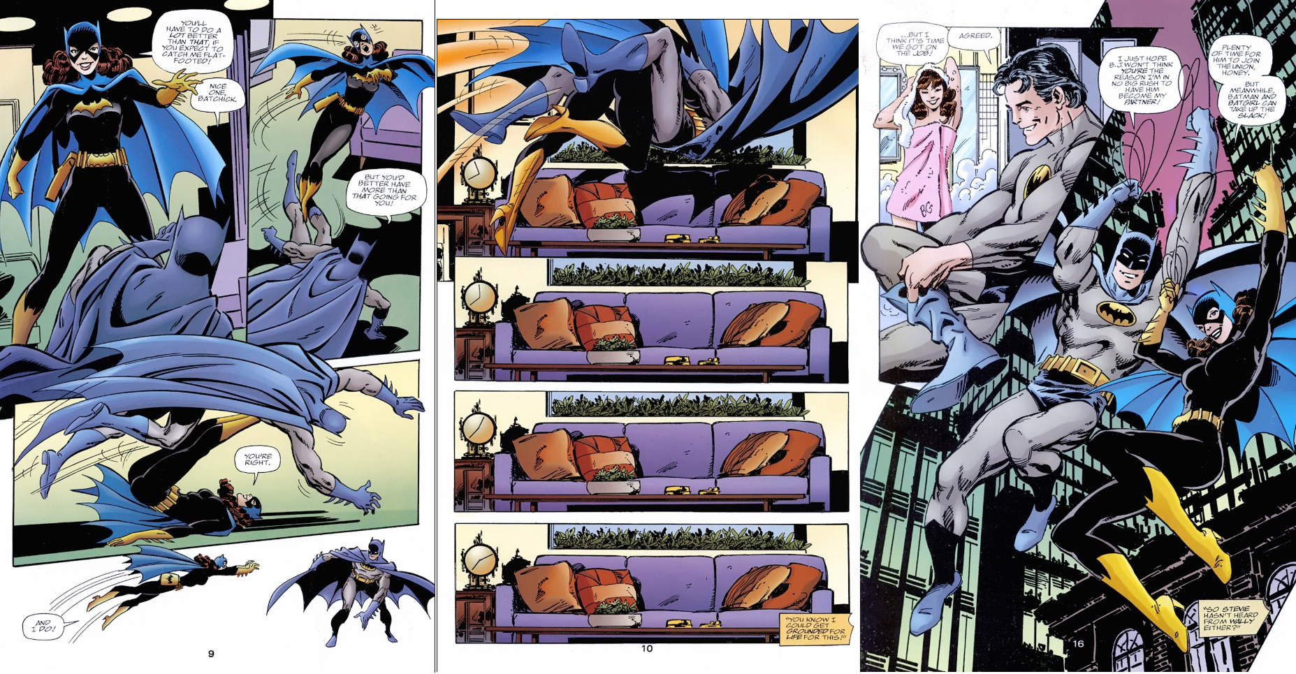 Comic Excerpt Batman Banging Batgirl In Superman Batman Generations Ii Dccomics