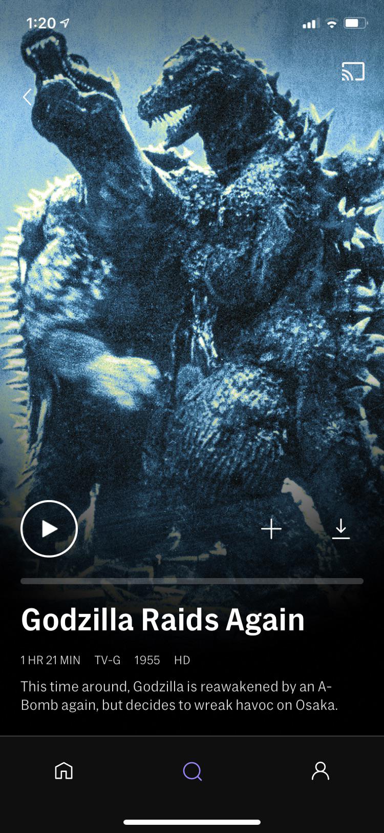 Godzilla minus one hbo max