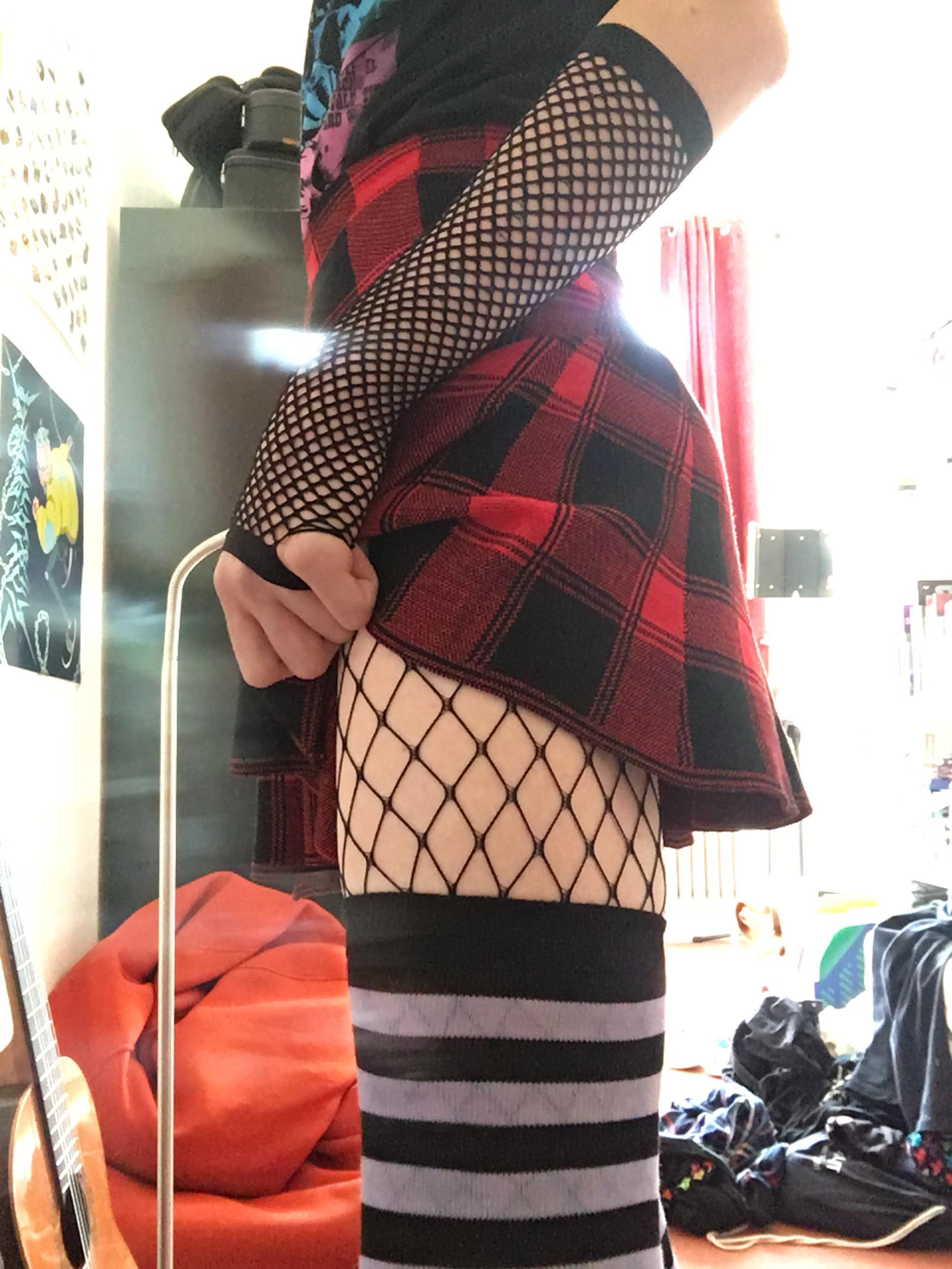 Femboys in fishnets