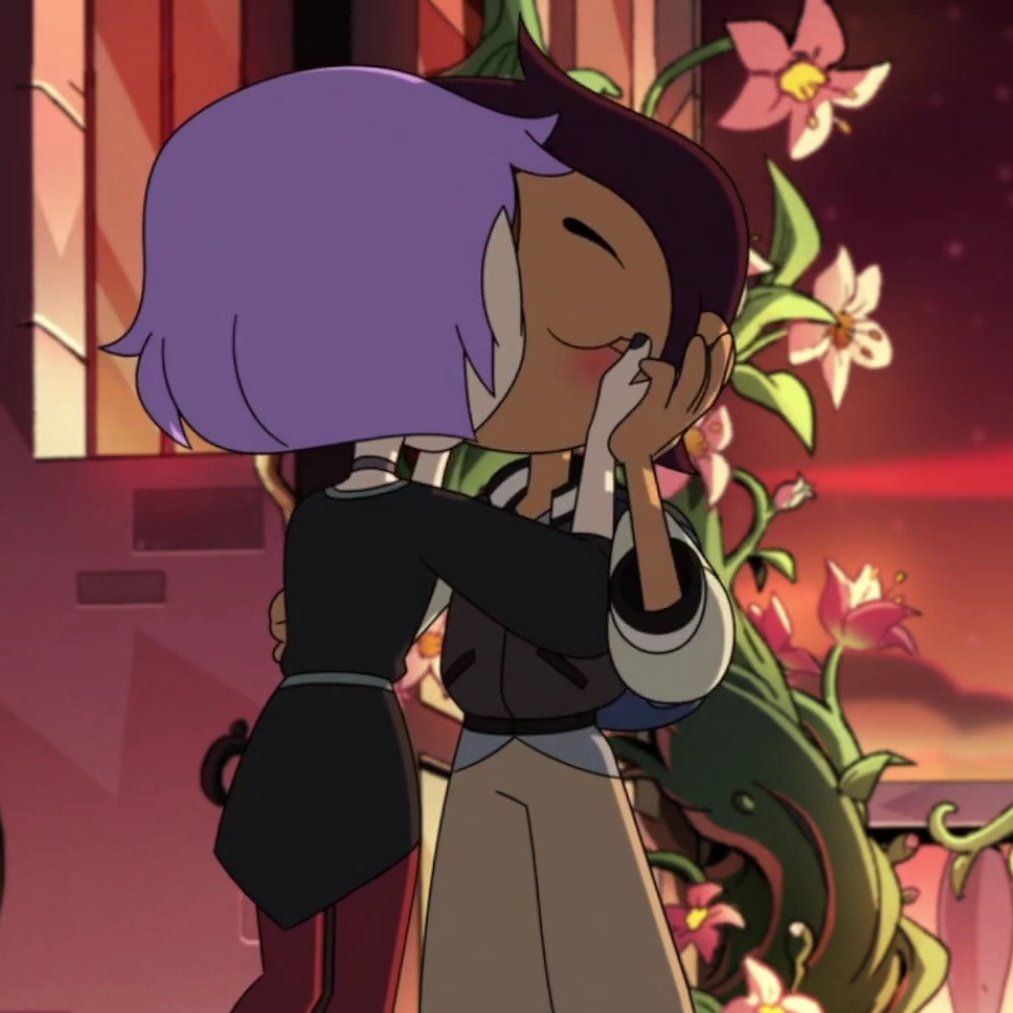 The owl house luz and amity kiss