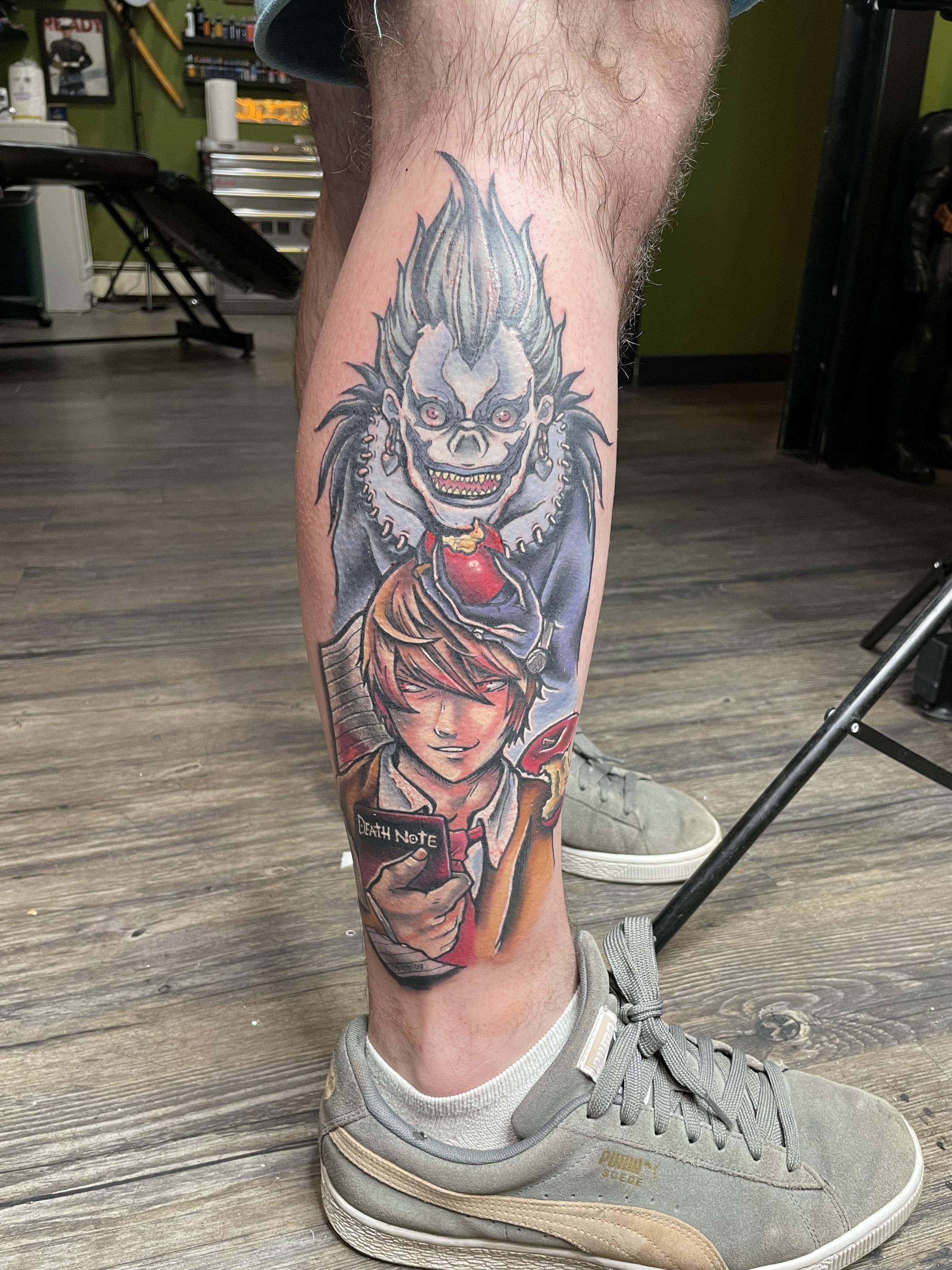 Death Note Tattoo Done By Melissa Conley Of Sinful Art, Clayton, New Jersey : R/Tattoos 4032_x_3024_jpg