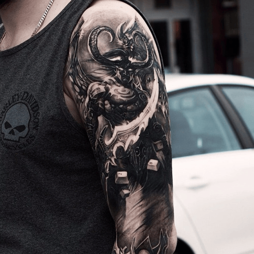 World Of Warcraft Tattoo Illidan : R/Wow 500_x_500_png