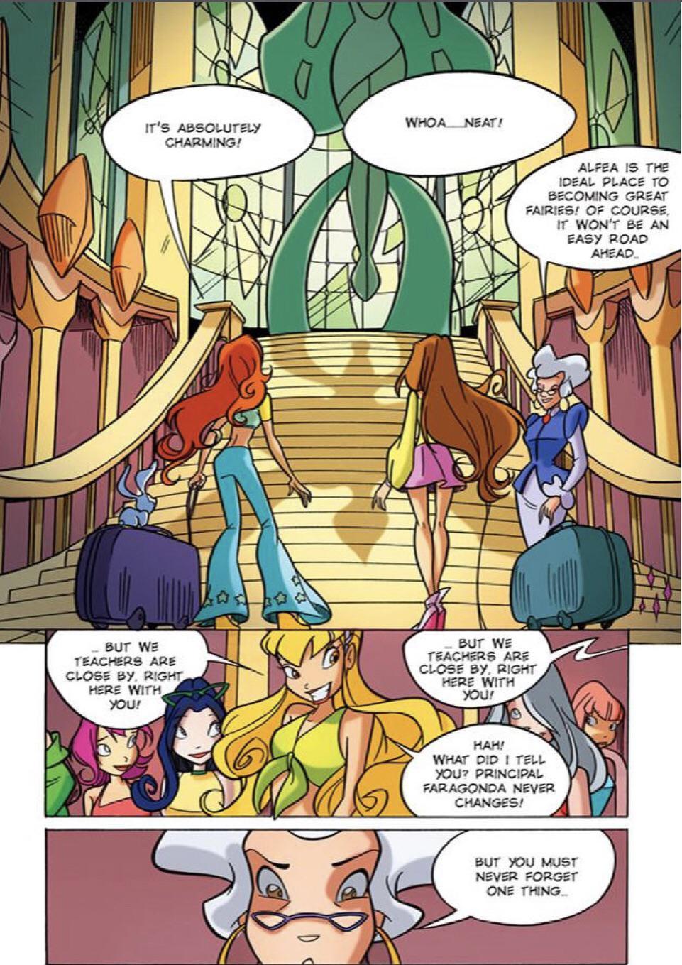 Full Winx club comic part 1 I'll post part 2 soon : rwinxclub Road to the club comic