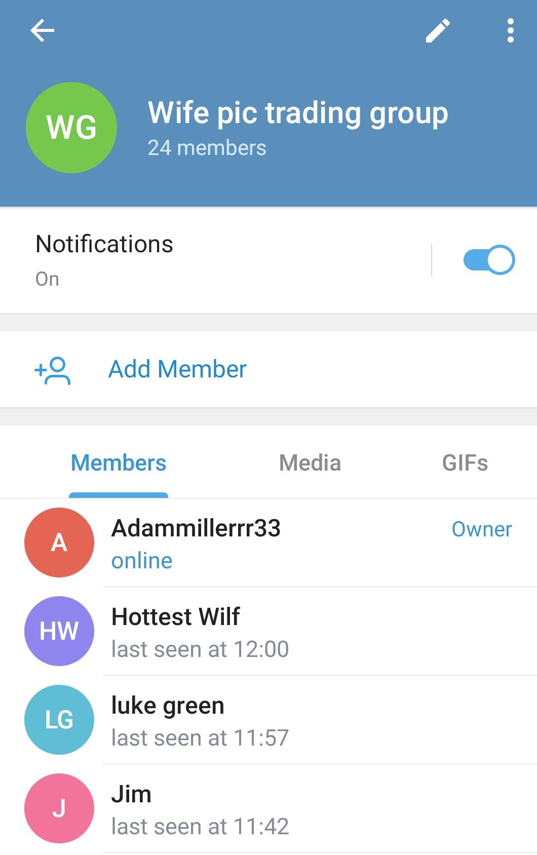 Wife sharing telegram