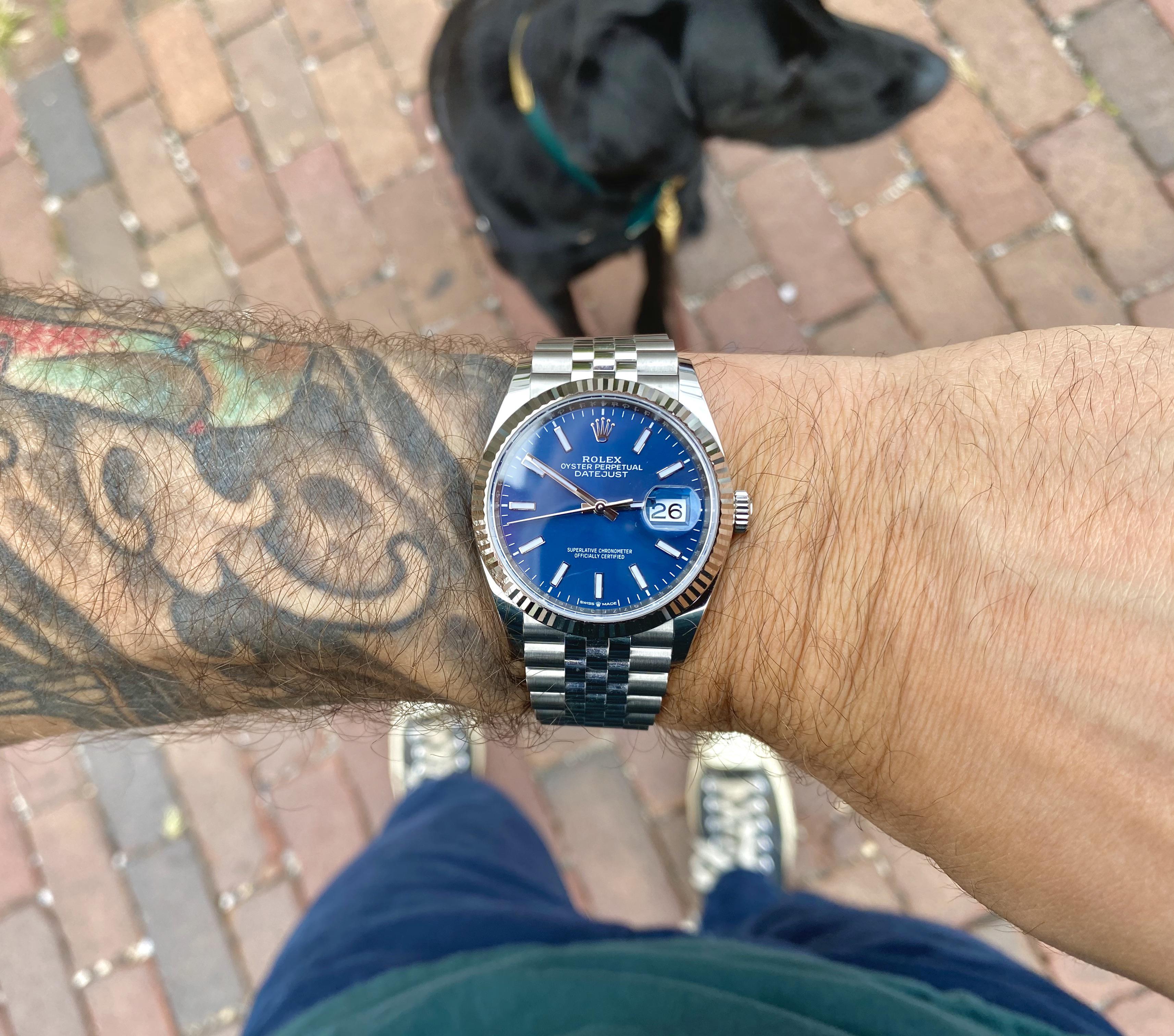 Rolex Blue 36mm Datejust R Watches