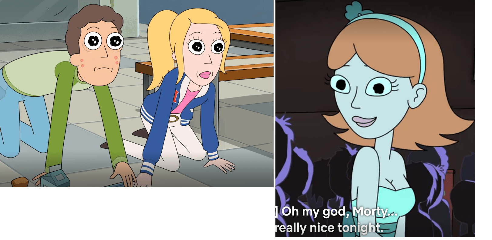 I love this call back to Rick Potion number 9 : rrickandmorty Rick und morty jessica r34