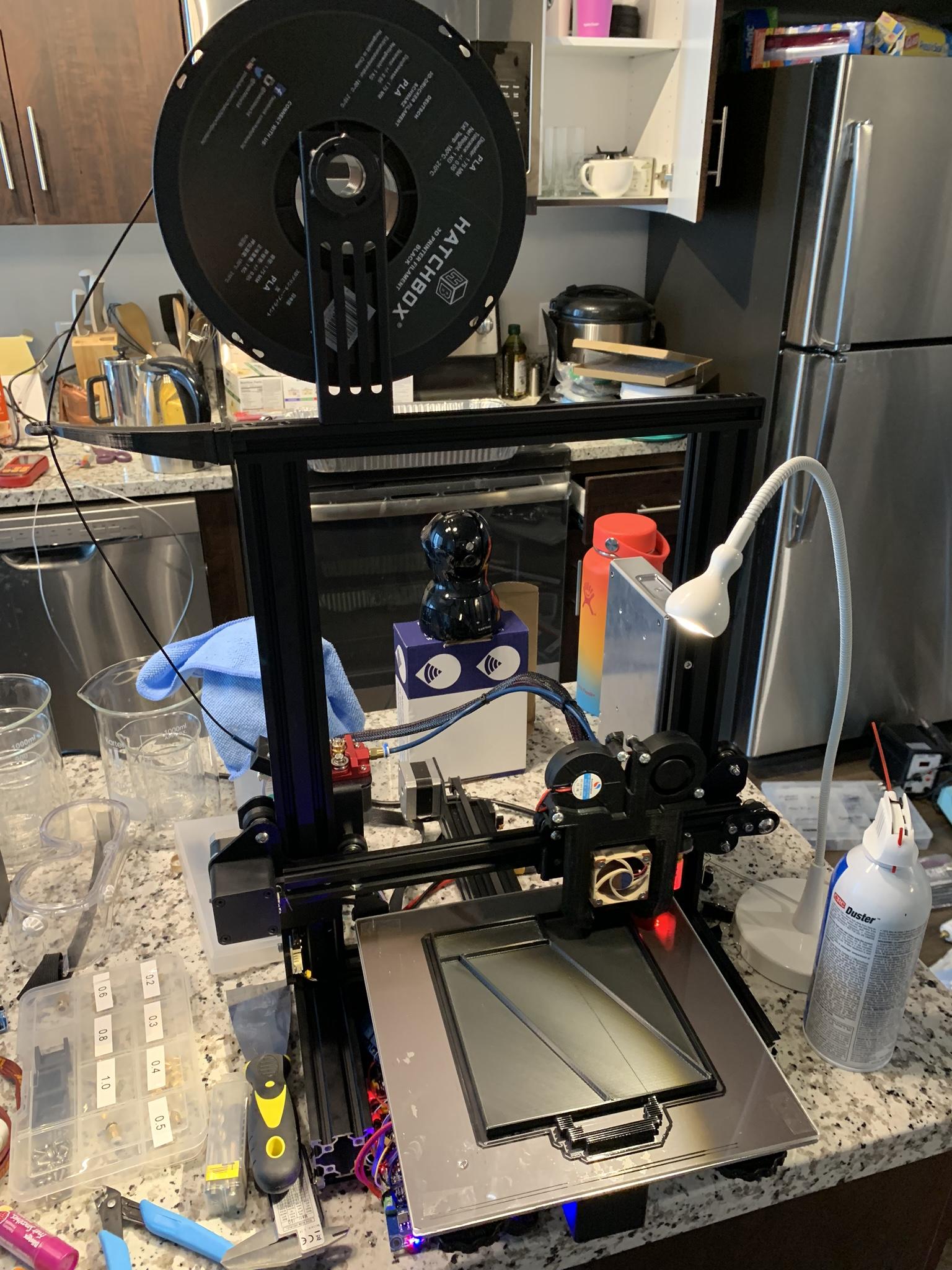 My Ender 3 Pro Upgraded With Duet Wifi Bltouch Laser Filament Sensor Petsfang V2 And Noctua Fans Ender3