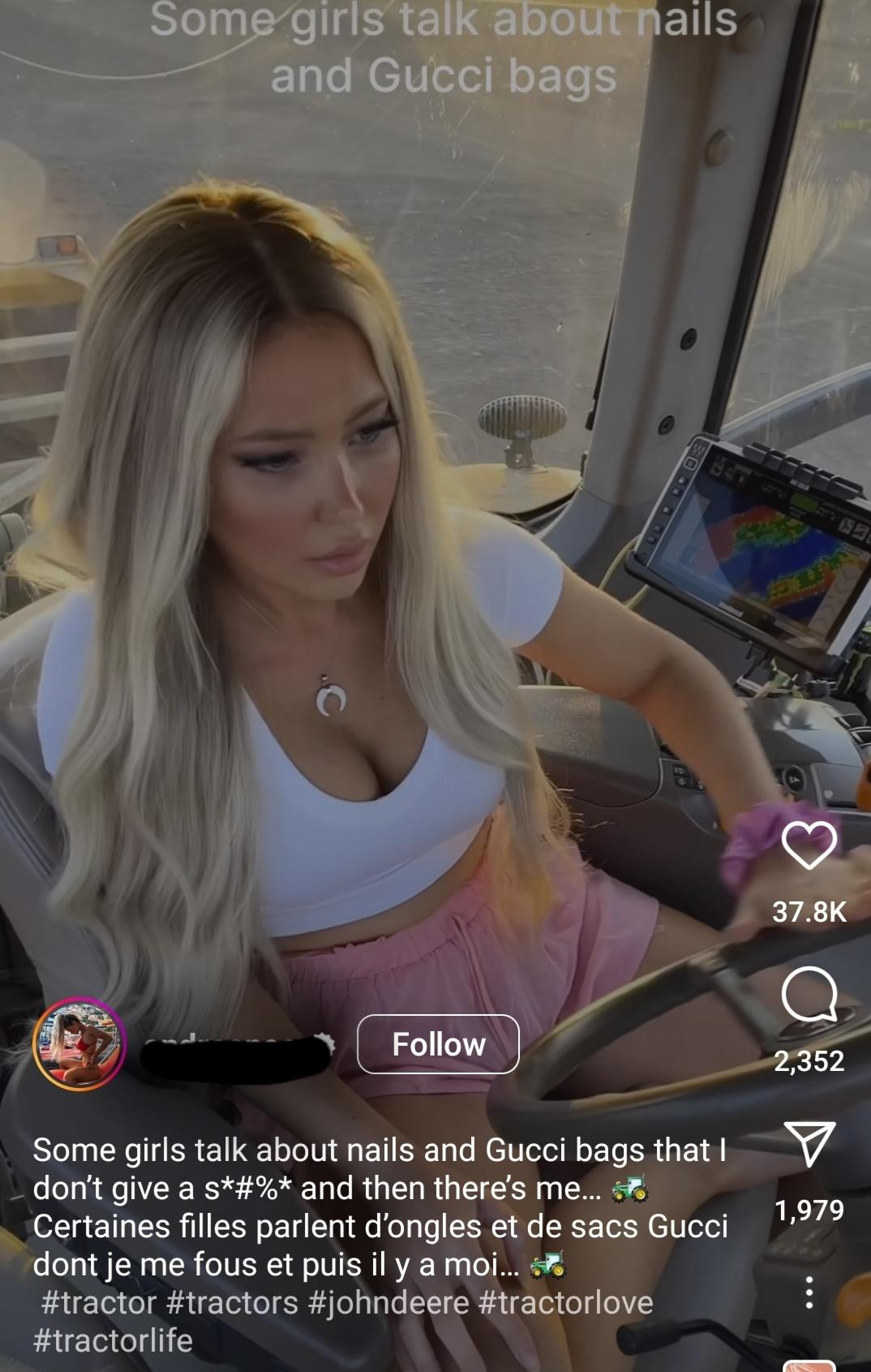 Farmgirllacy tractor