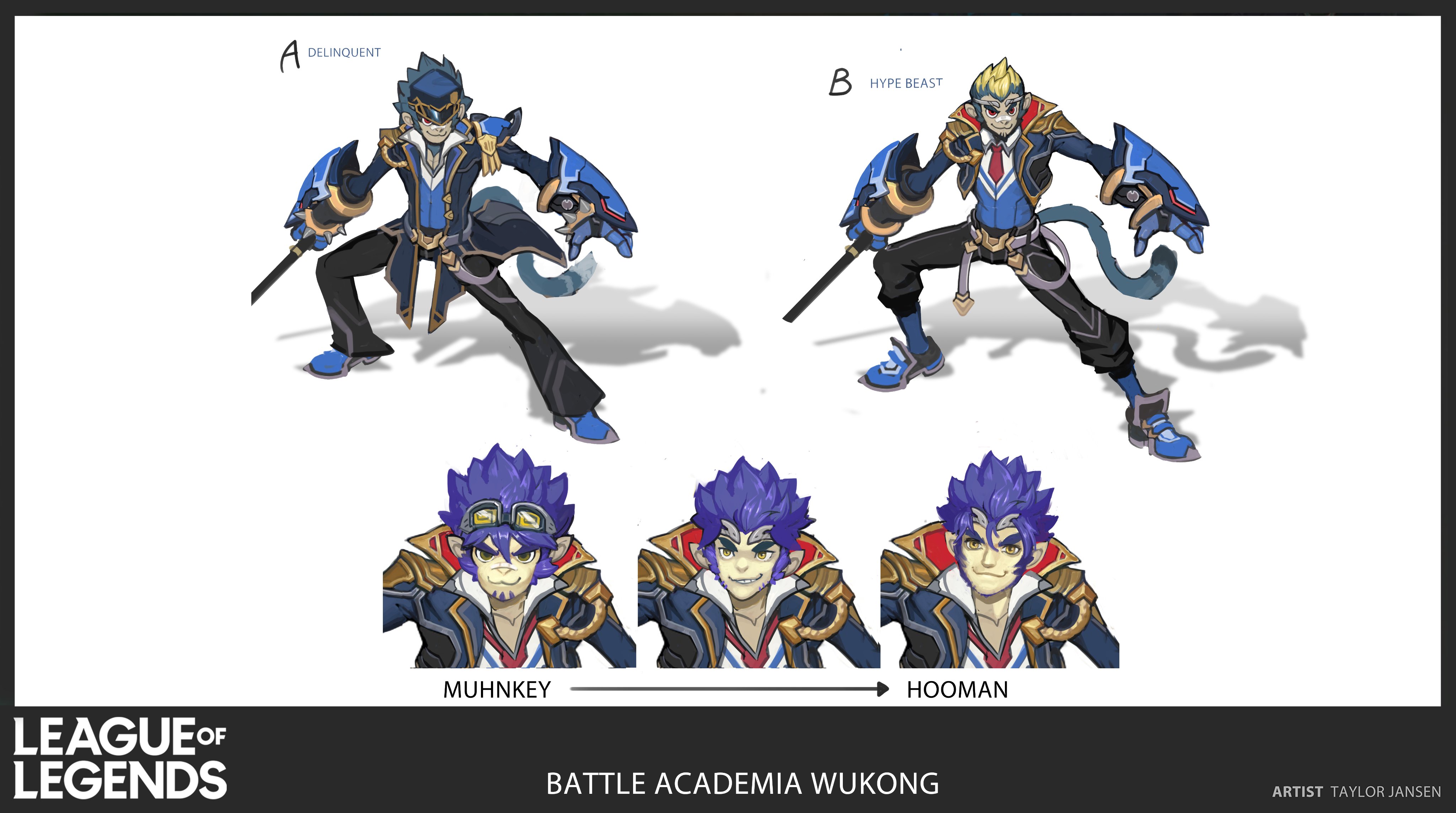 Battle Academia Wukong Concept Art By Taylor Jansen R Wukongmains