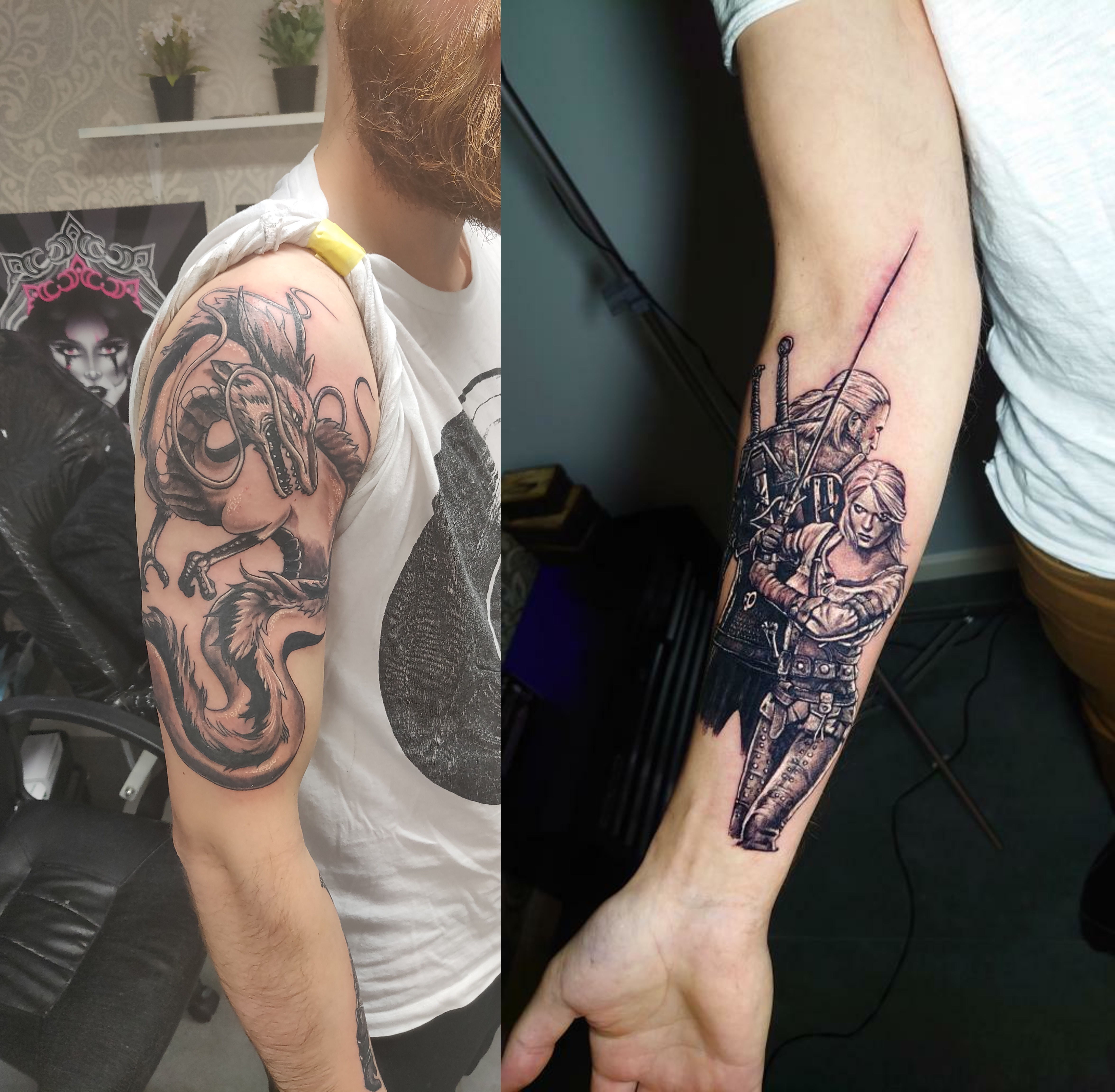 Got These Two Done Earlier This Week As The Start Of A “Nerdy” Sleeve .. My First Evert Tattoos Done By Dino Tomic In Notodden, Norway – Tattoo Lover Family 4608_x_4704_jpg