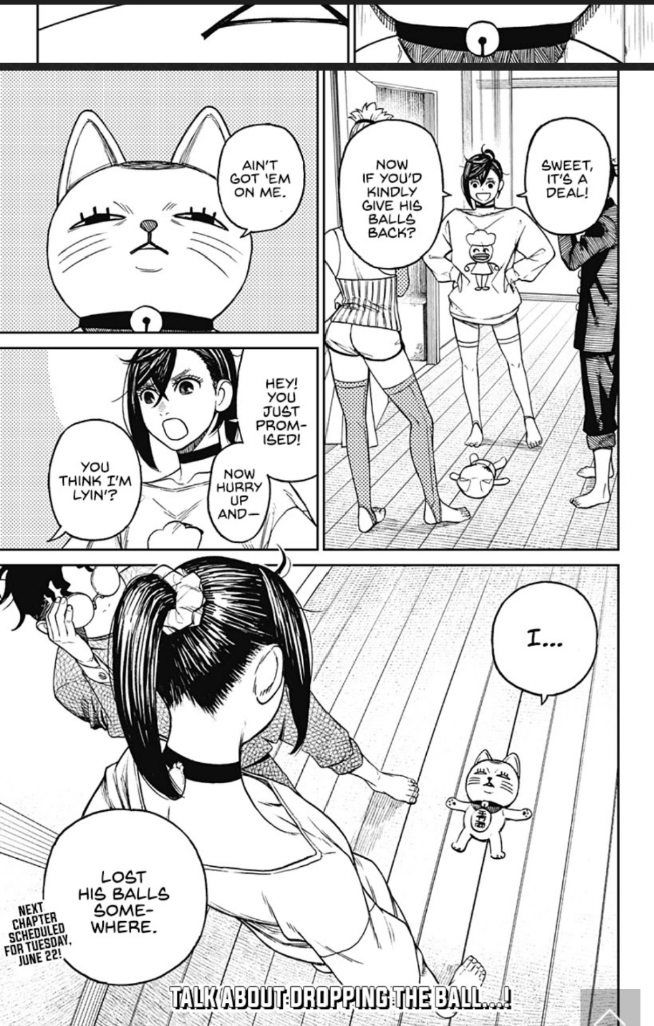 Can a Dandadan reader explain to me whats the deal with the main  characters balls : rTwoBestFriendsPlay