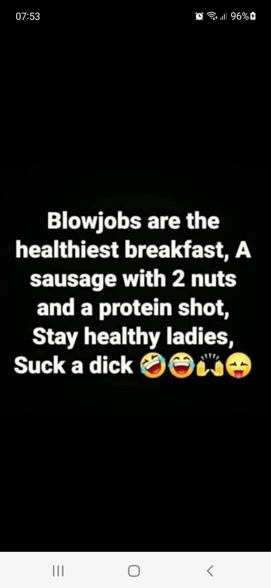 Jokes about blowjobs