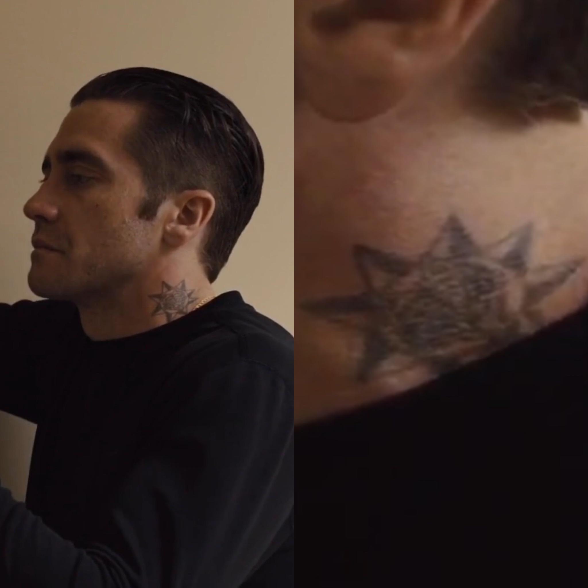 Guys I Need Help On Figuring Out What's In The Middle Of Detective Loki's Neck Tattoo. In My Vision, Looks Like A Wolf Or A Coyote. : R/Jakegyllenhaal 2048_x_2048_jpg