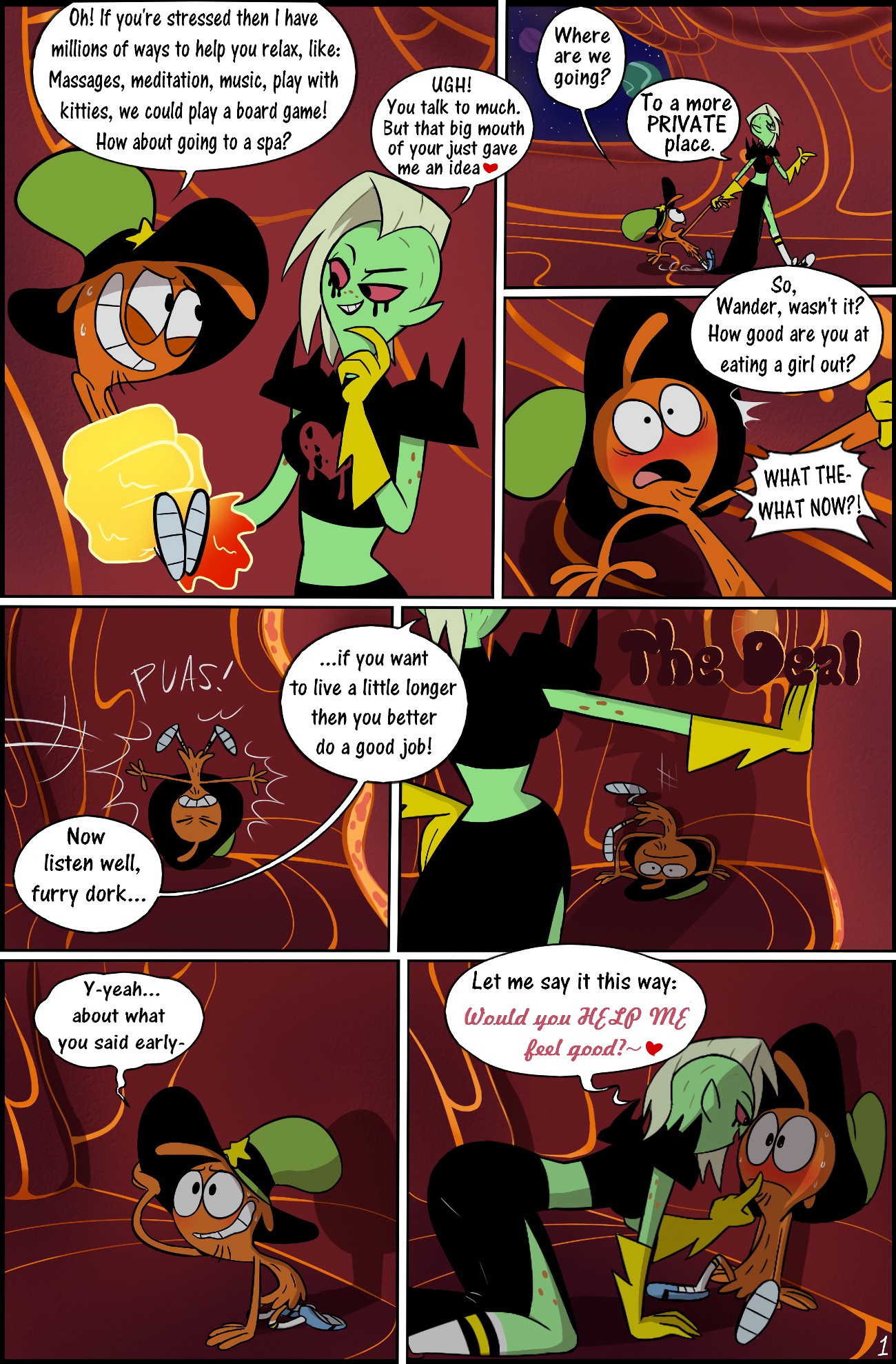 Wander over yonder comic