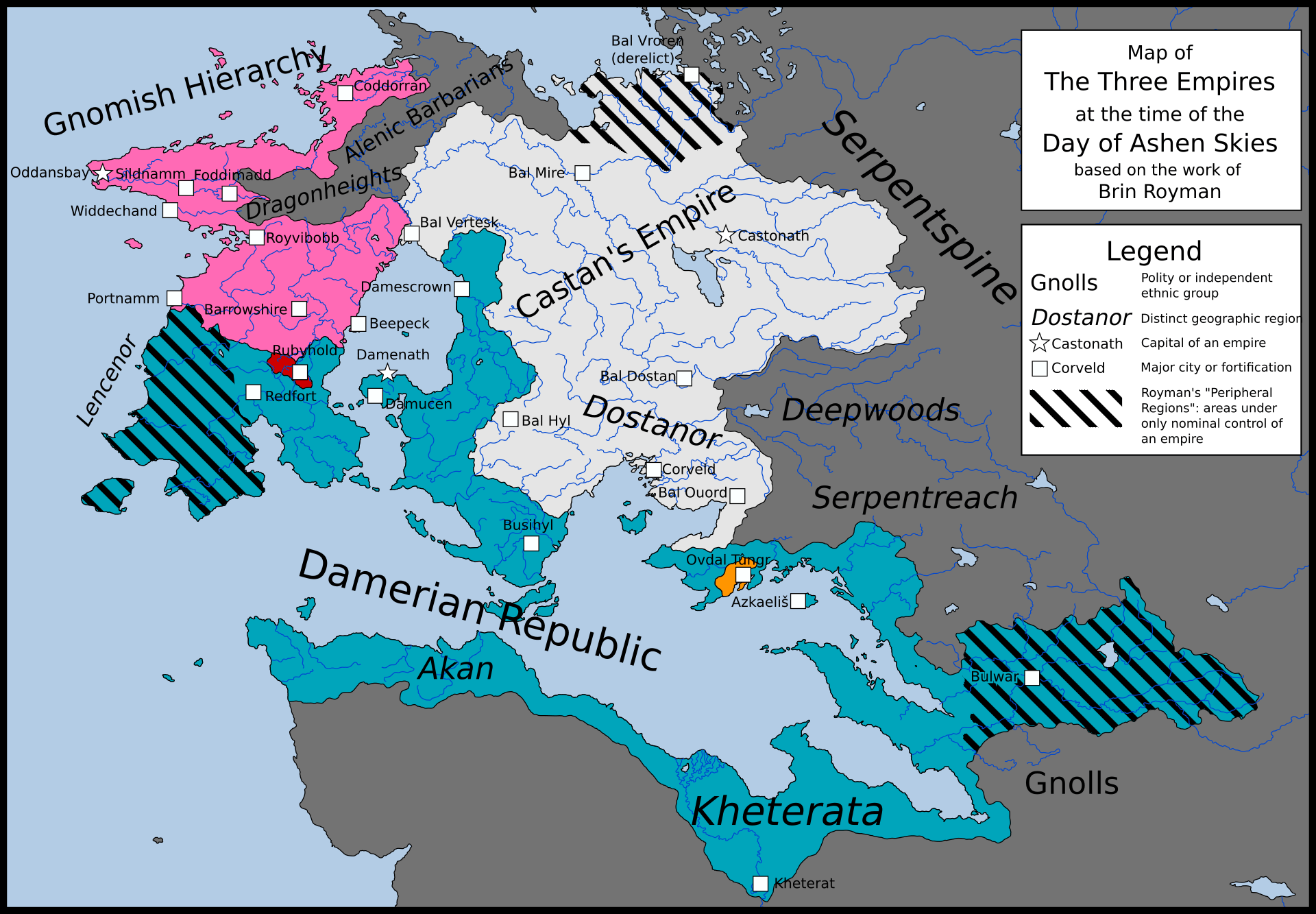 The Three Empires (speculative map) : rAnbennar