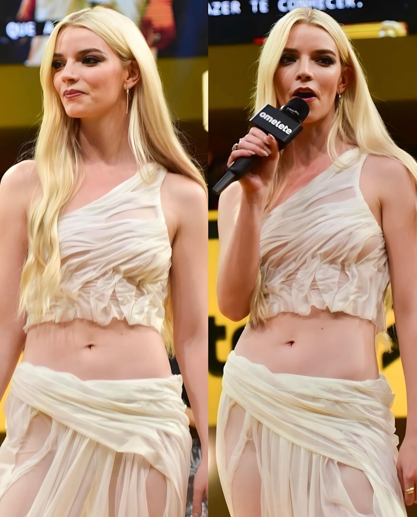 anya taylor-joy belly button