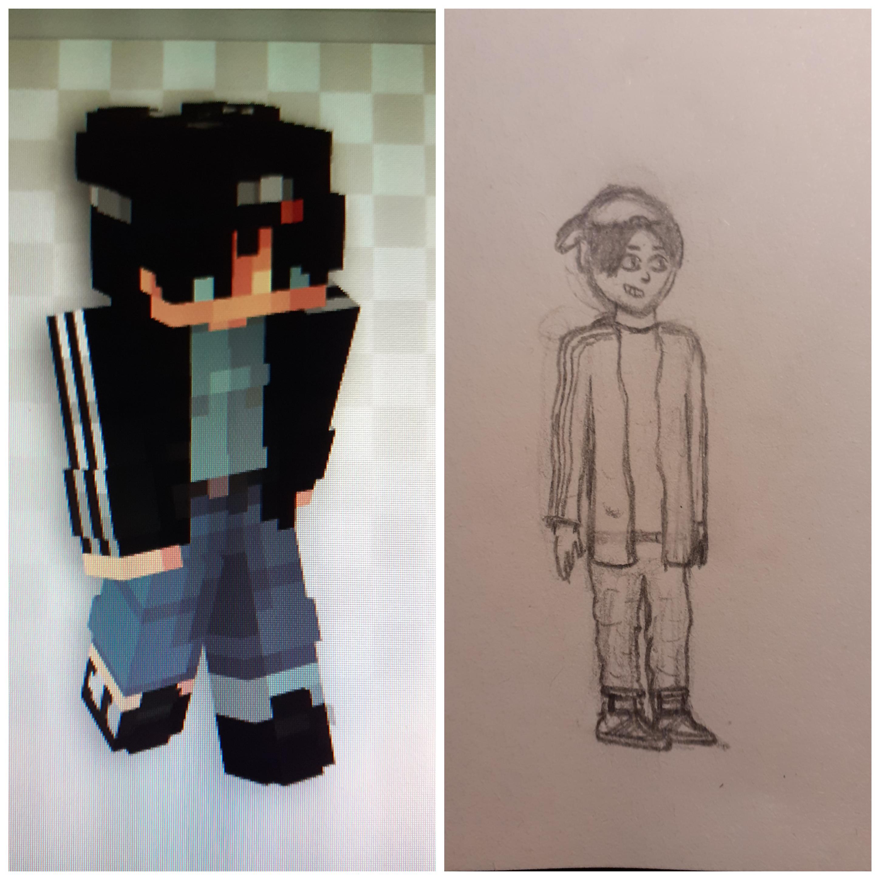 My Minecraft Skin In My Draw Style What Do You Think Minecraft