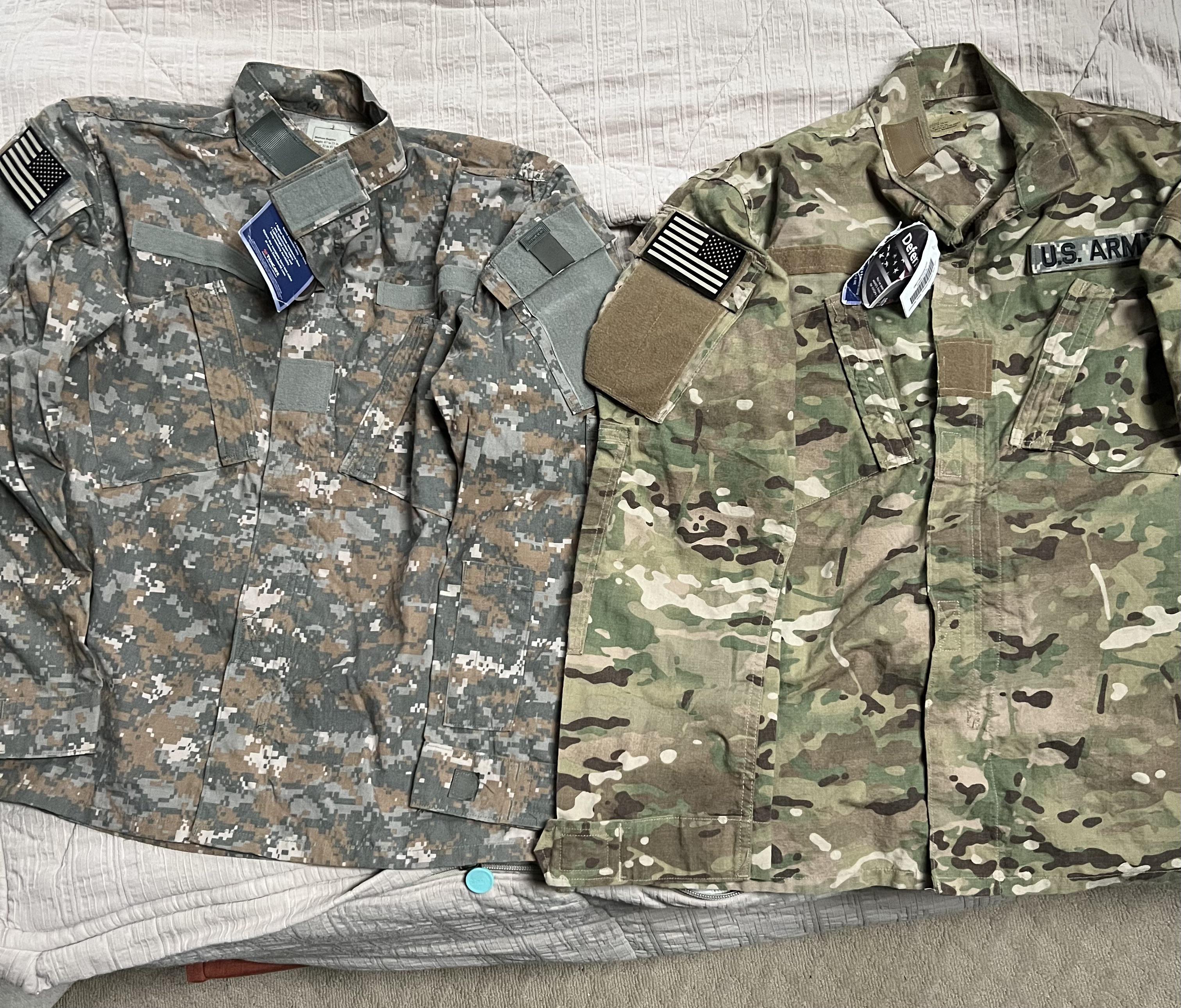 UCP-Delta trial and Multicam trial ACU. : rcamouflage