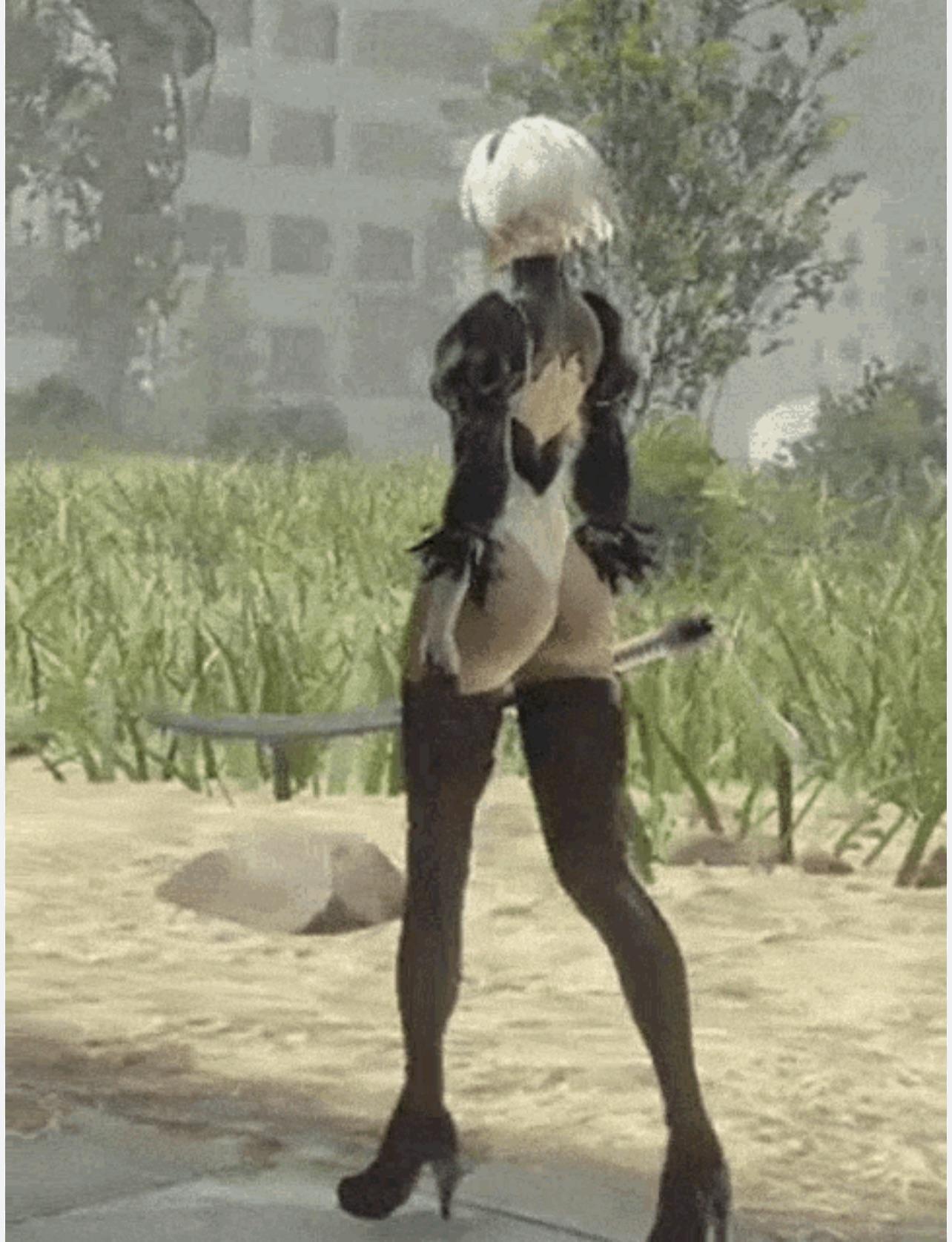 Nier automata 2b butt