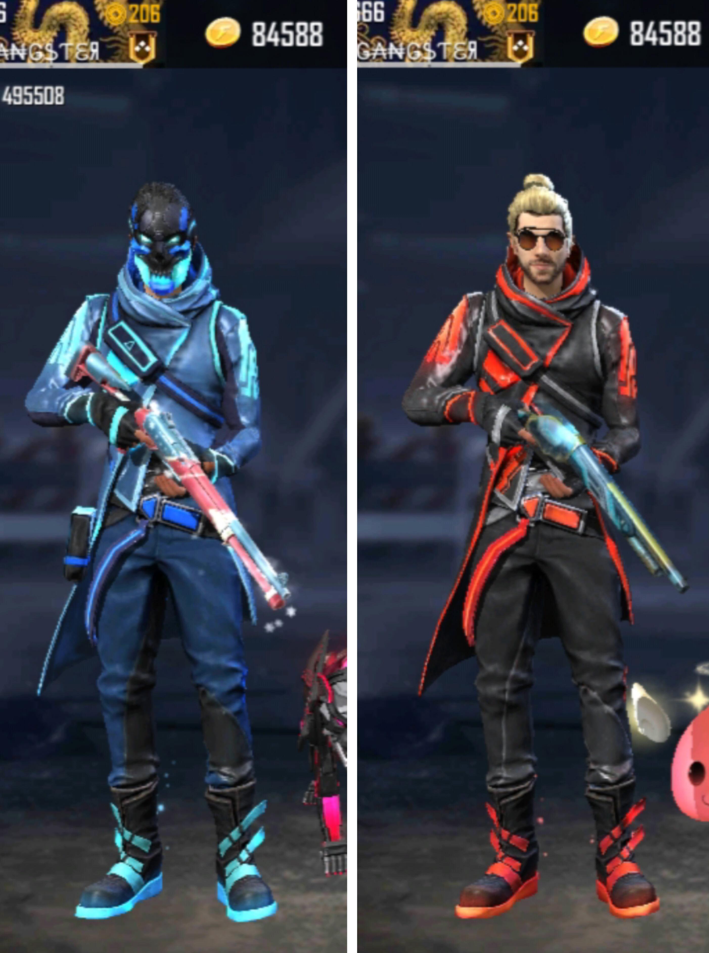 I Have Only Got The Blue Warrior Spirit Bundle Anyone Got The Red One To Match And Play Ind Server R Freefire
