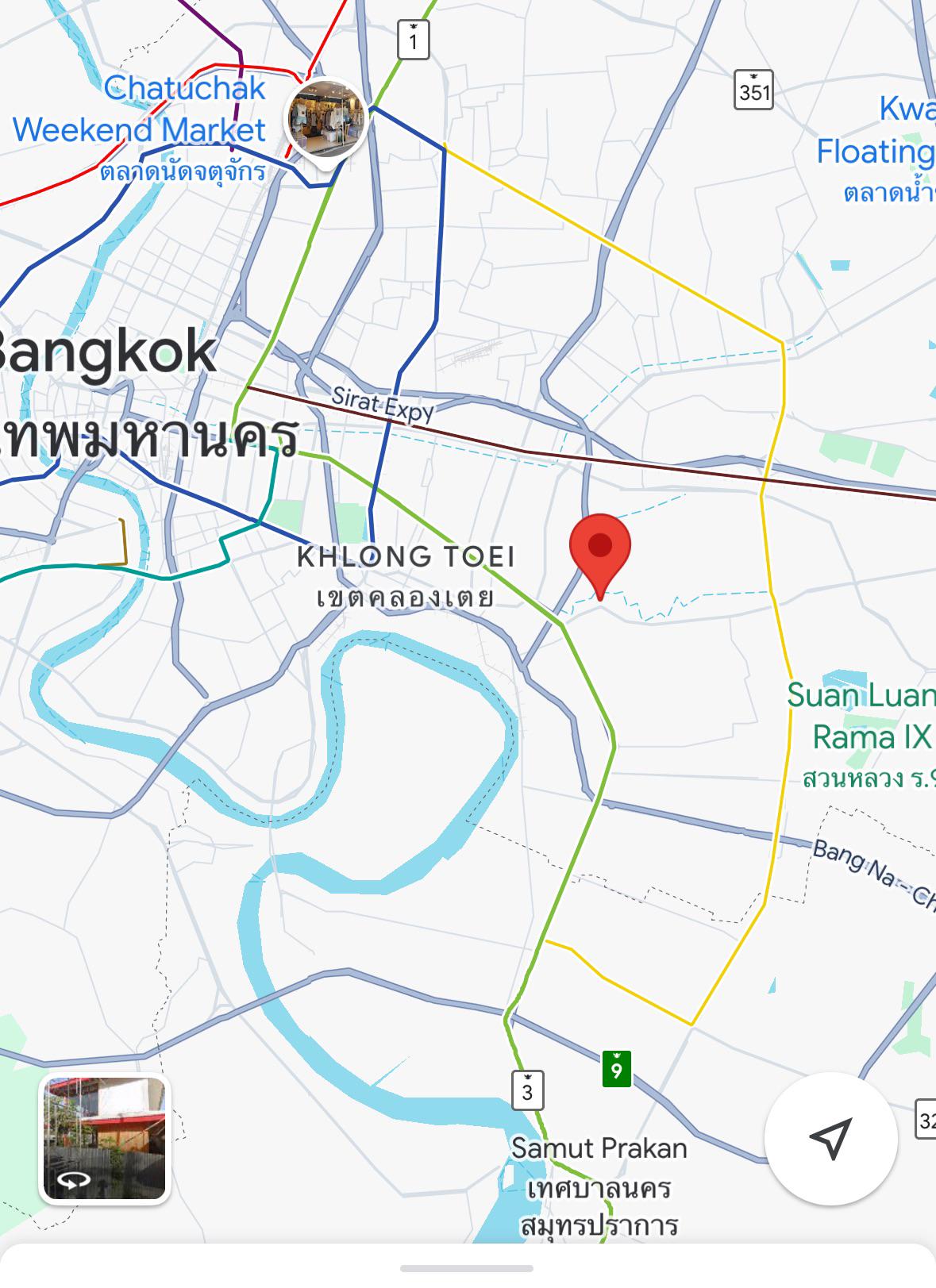 Chatuchak weekend market map