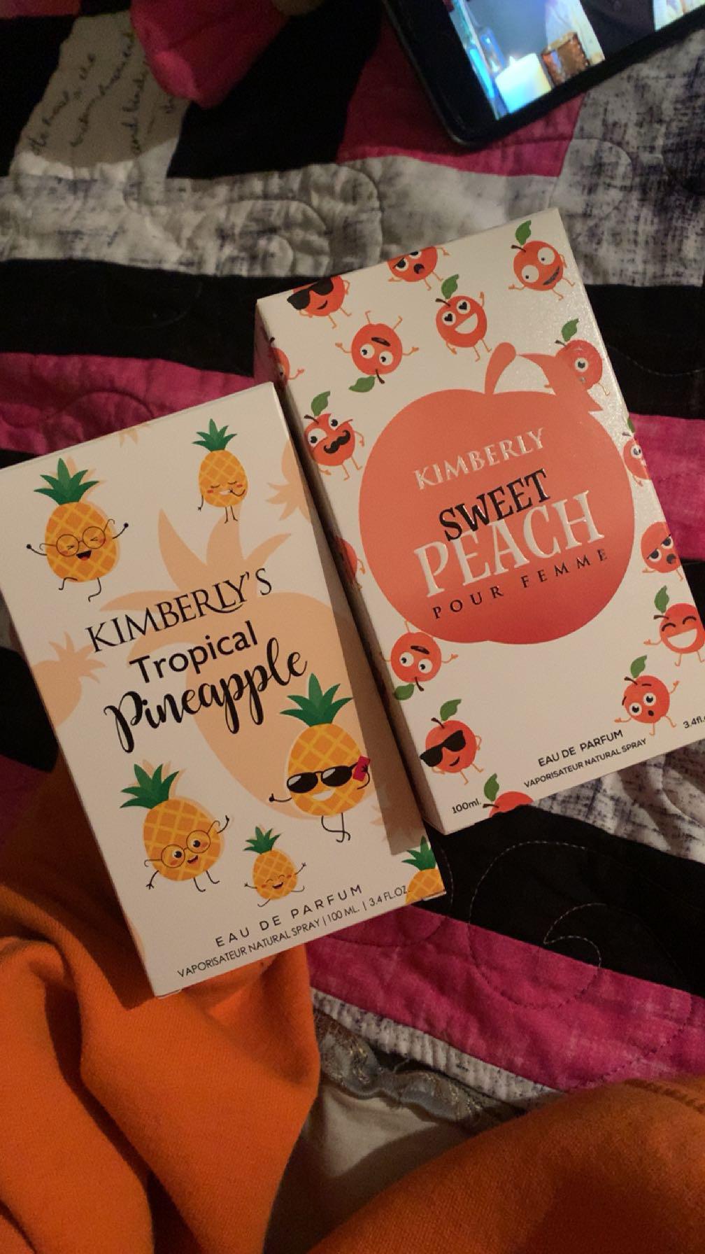 Sweet Peach & Tropical Pineapple - Kimberly 🧡💛 : rPerfumes Kimberly's tropical pineapple