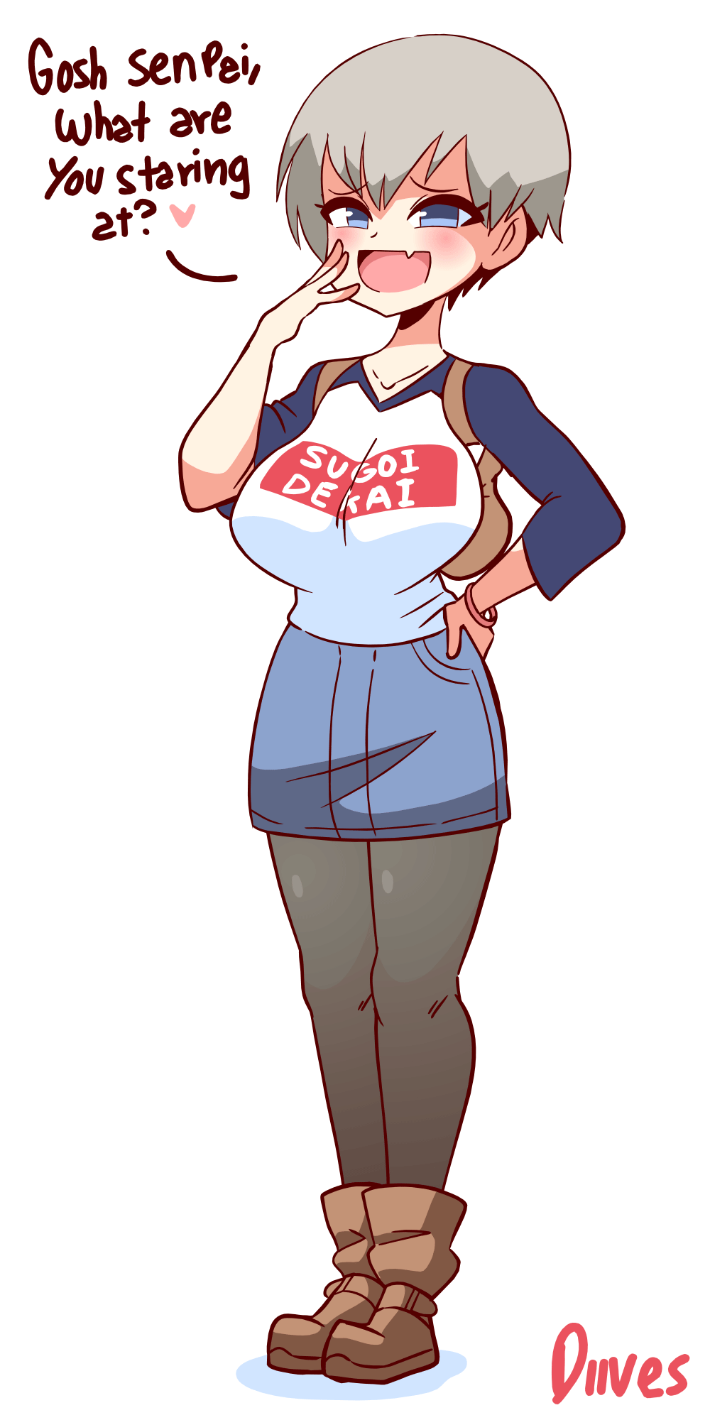 Uzaki-chan cosplay porn