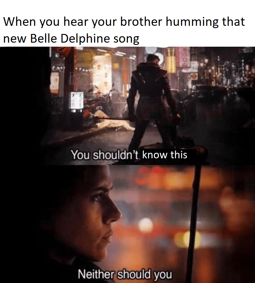 Lil titties big ass and no dad : rmemes Belle delphine peito