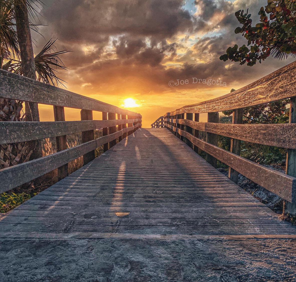 Sunset at indian rocks beach