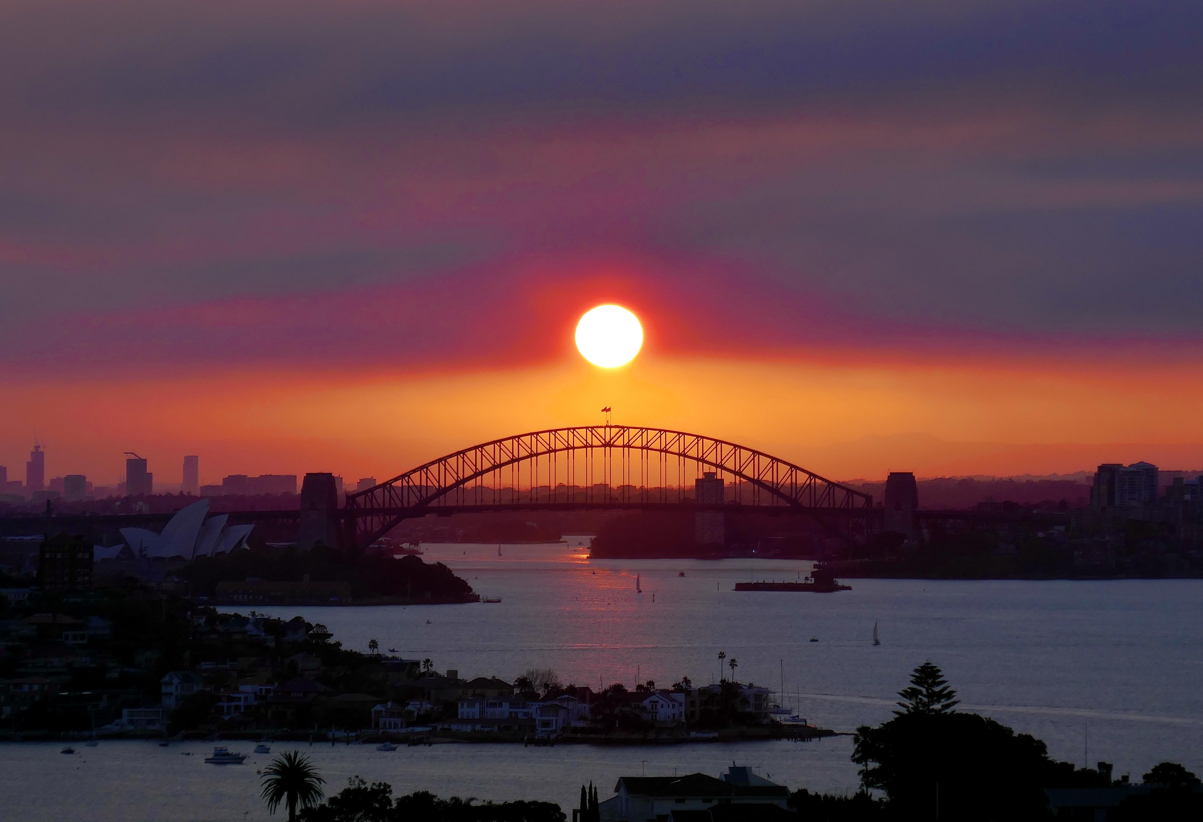 Sydney australia sunset