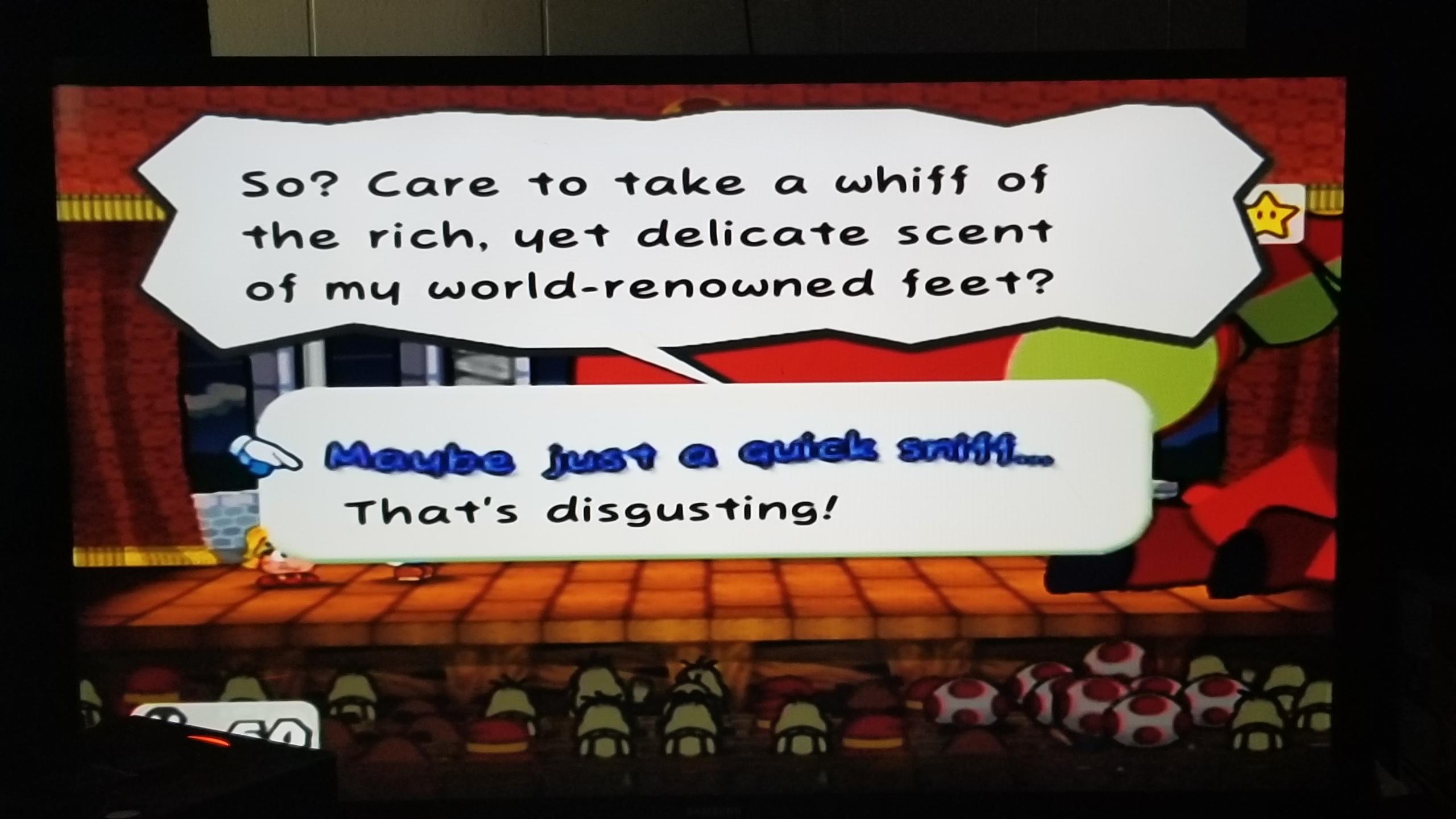 Nintendo a lot of foot fetish content