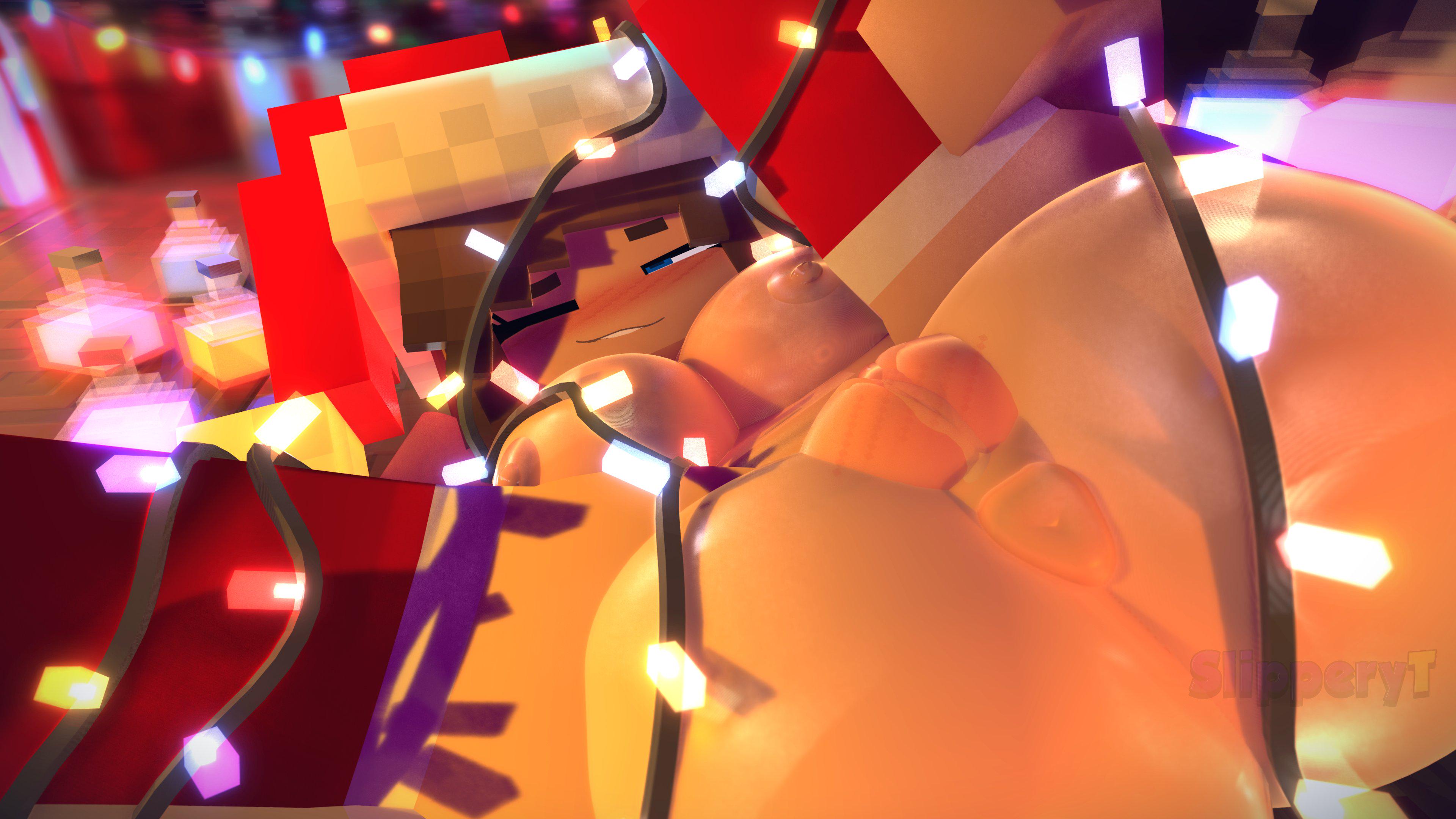 I know im late, but still merry (late) christmas~ [by SlipperyT] :  rMinecraftPorn2